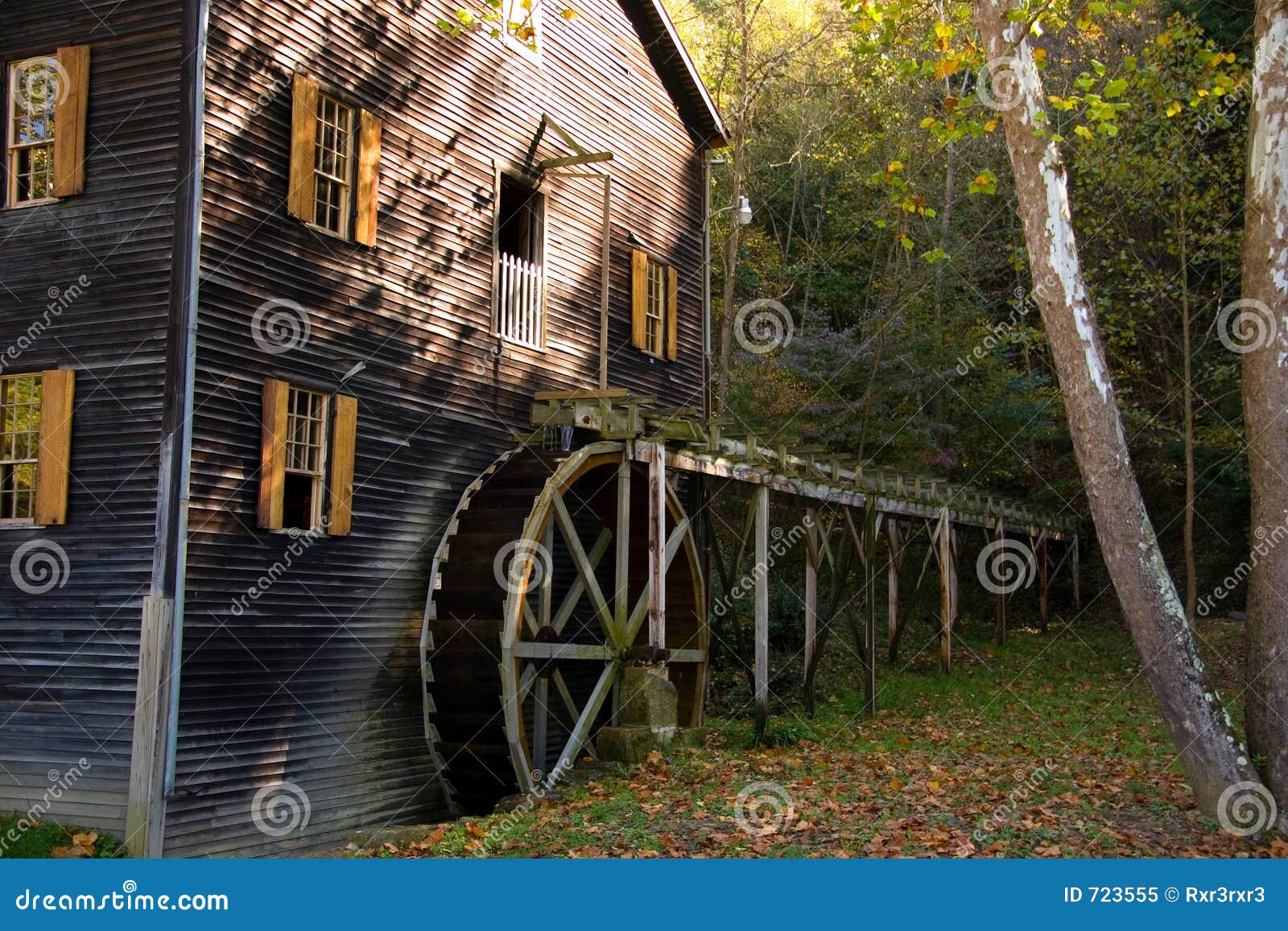 Old Amish Mill stock image. Image of business, background 723555