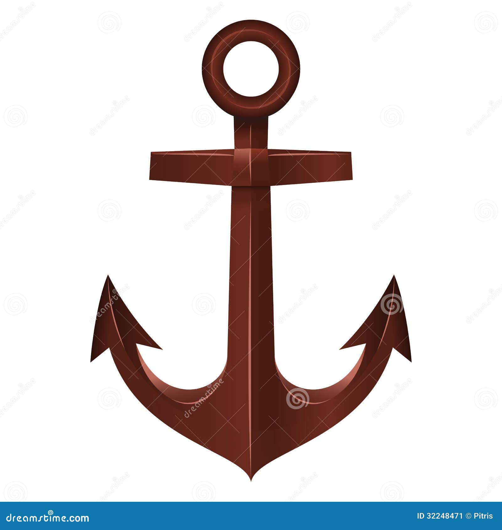 Anchor Small Rustic Drawing Rope Stock Vector (Royalty Free) 32910412 |  Shutterstock
