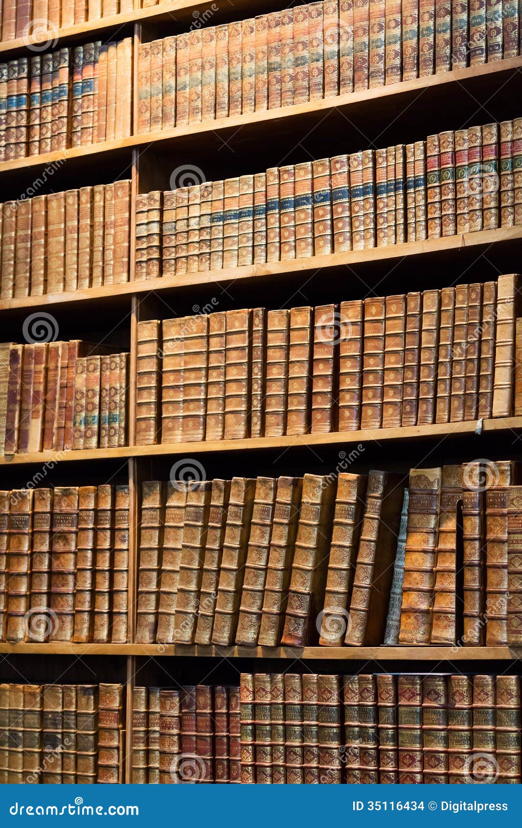 Old antique books stock photo. Image of bookshelf, book 