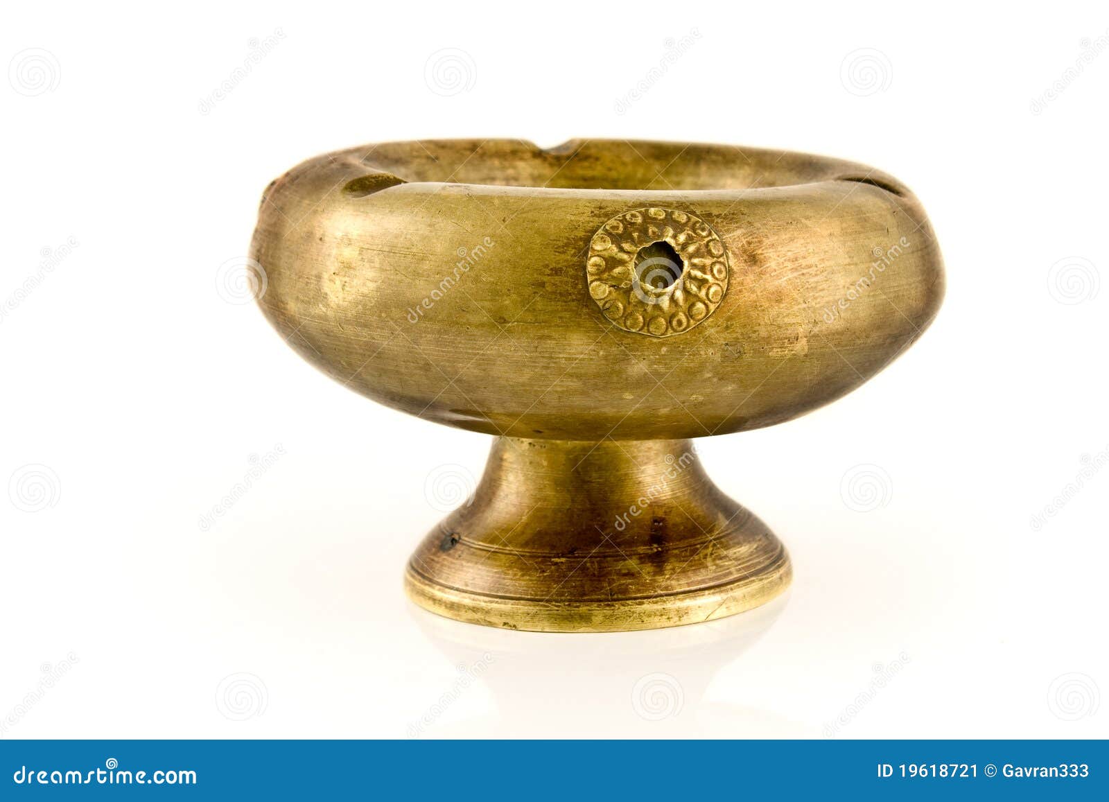 Old antique brass ashtray stock image. Image of toxic - 19618721