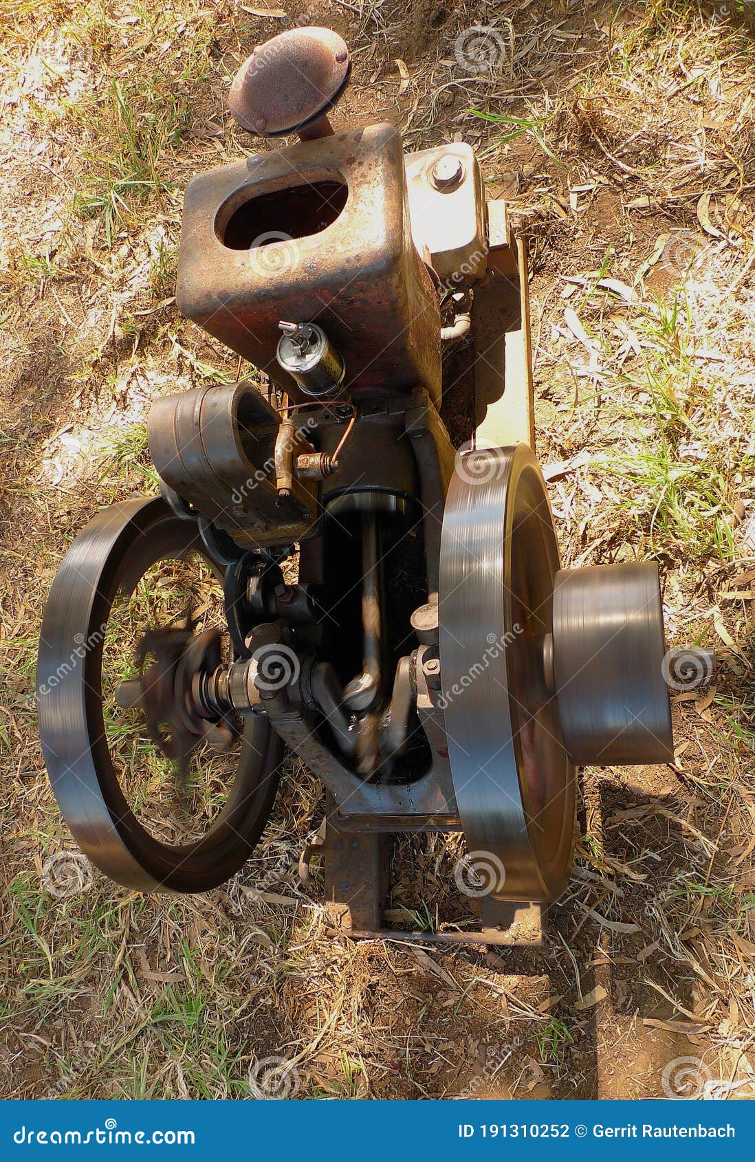 Old and antique generator stock photo. Image of electricity 191310252