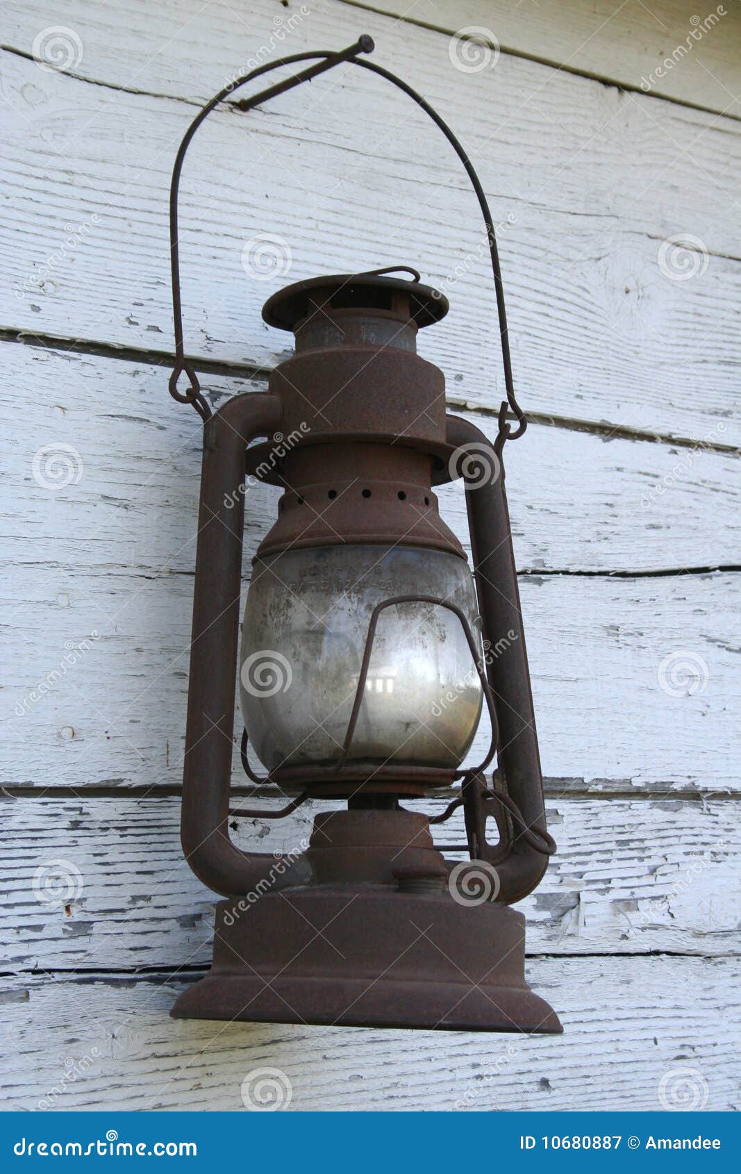 old antique lantern