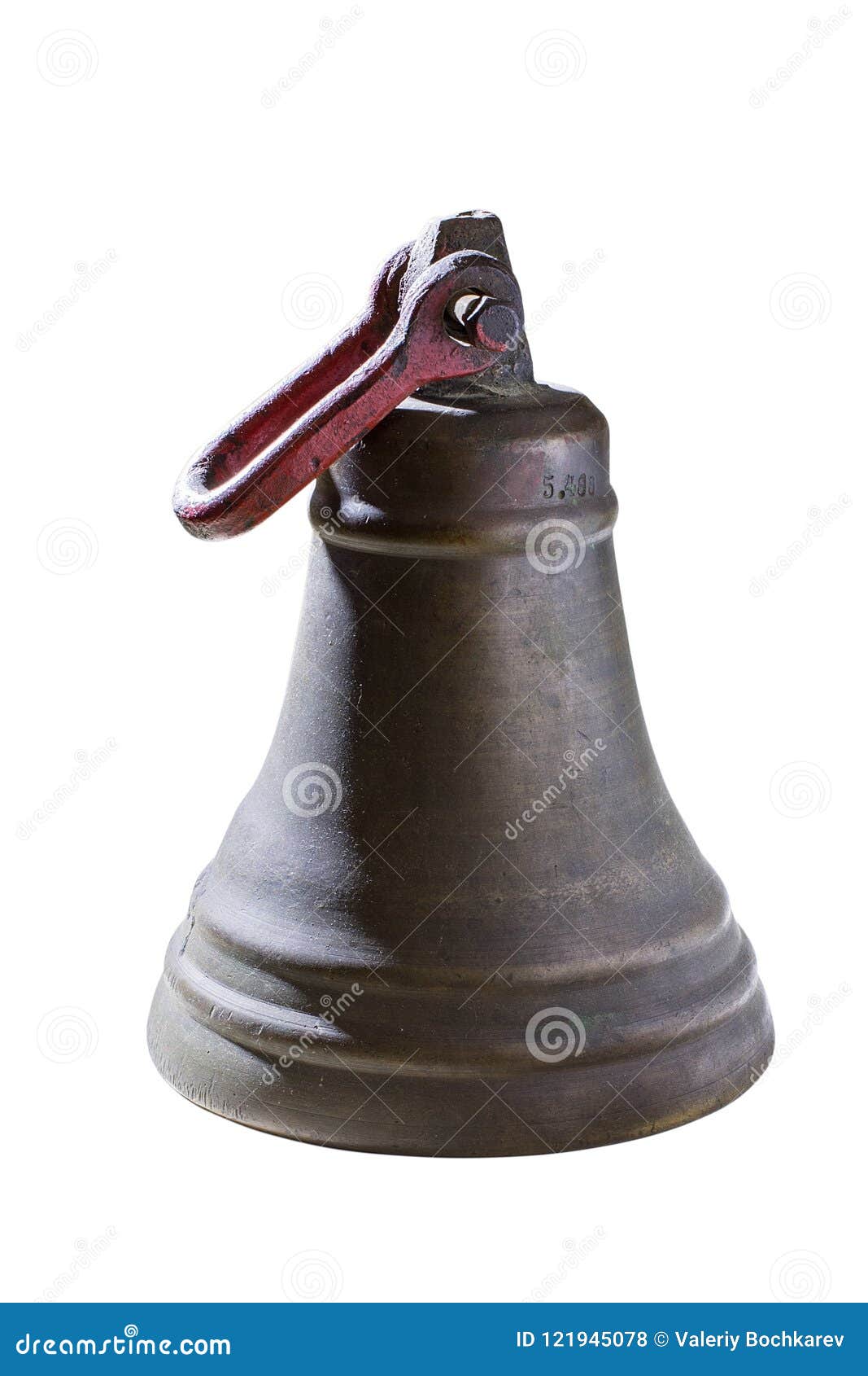 Old Ship Bell Isolated on a White Background Stock Photo Image of
