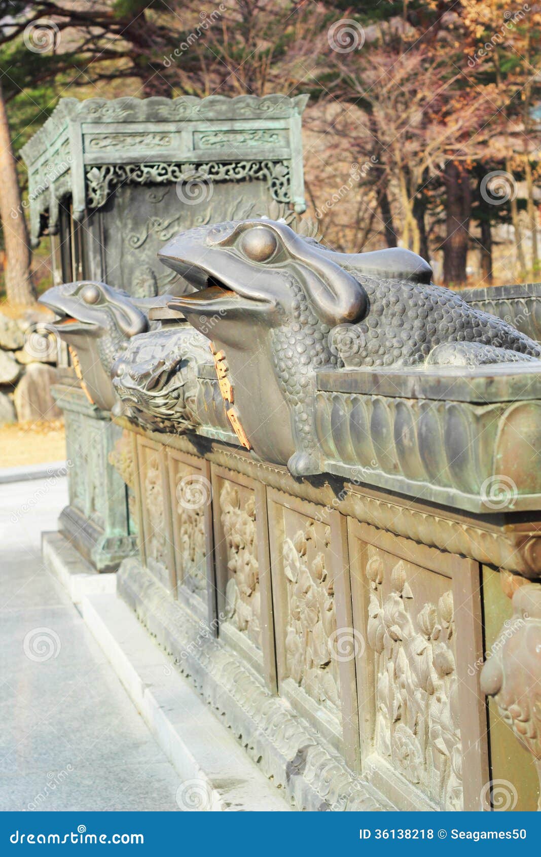 Old Antique Statues Seoraksan, Korea. Stock Photo Image of nature