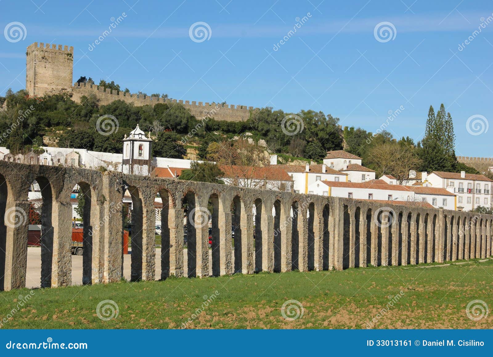 old aqueduct. obidos. portugal