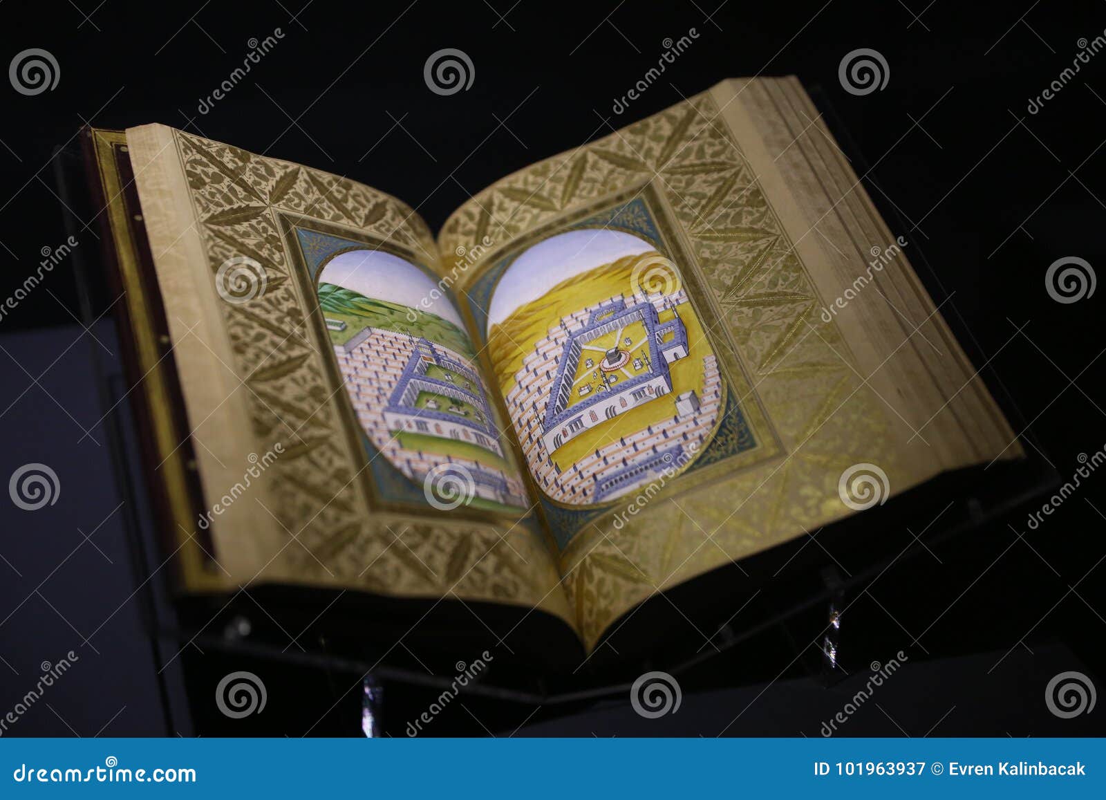 Old and Arabic book stock image. Image of muslim, religion 101963937