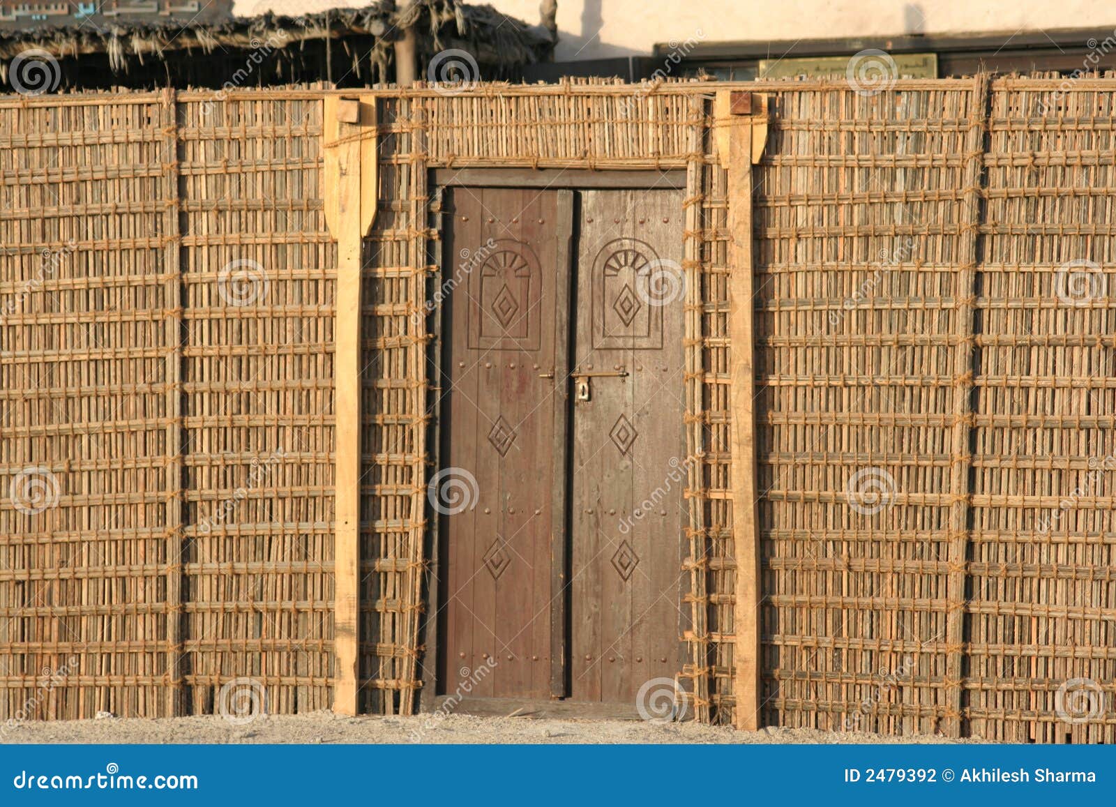 Old Arabic Wooden House, Dubai Stock Photo Image of united, padlock