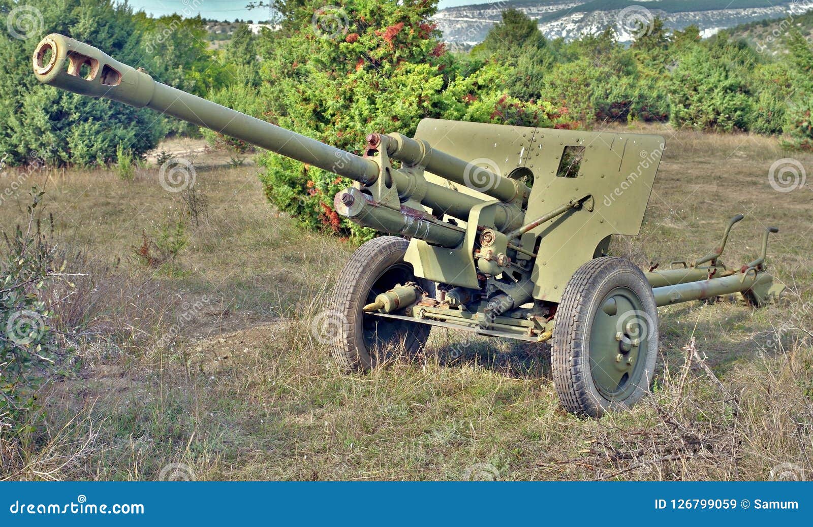 Old artillery canon stock image. Image of history, battle 126799059