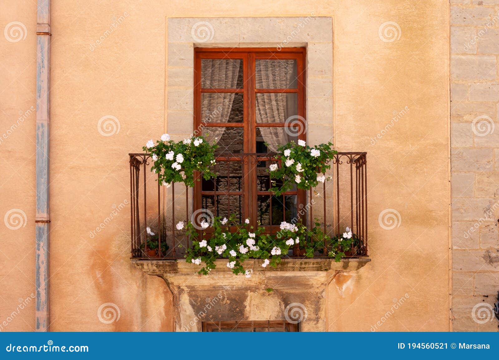 old balcony in salemi