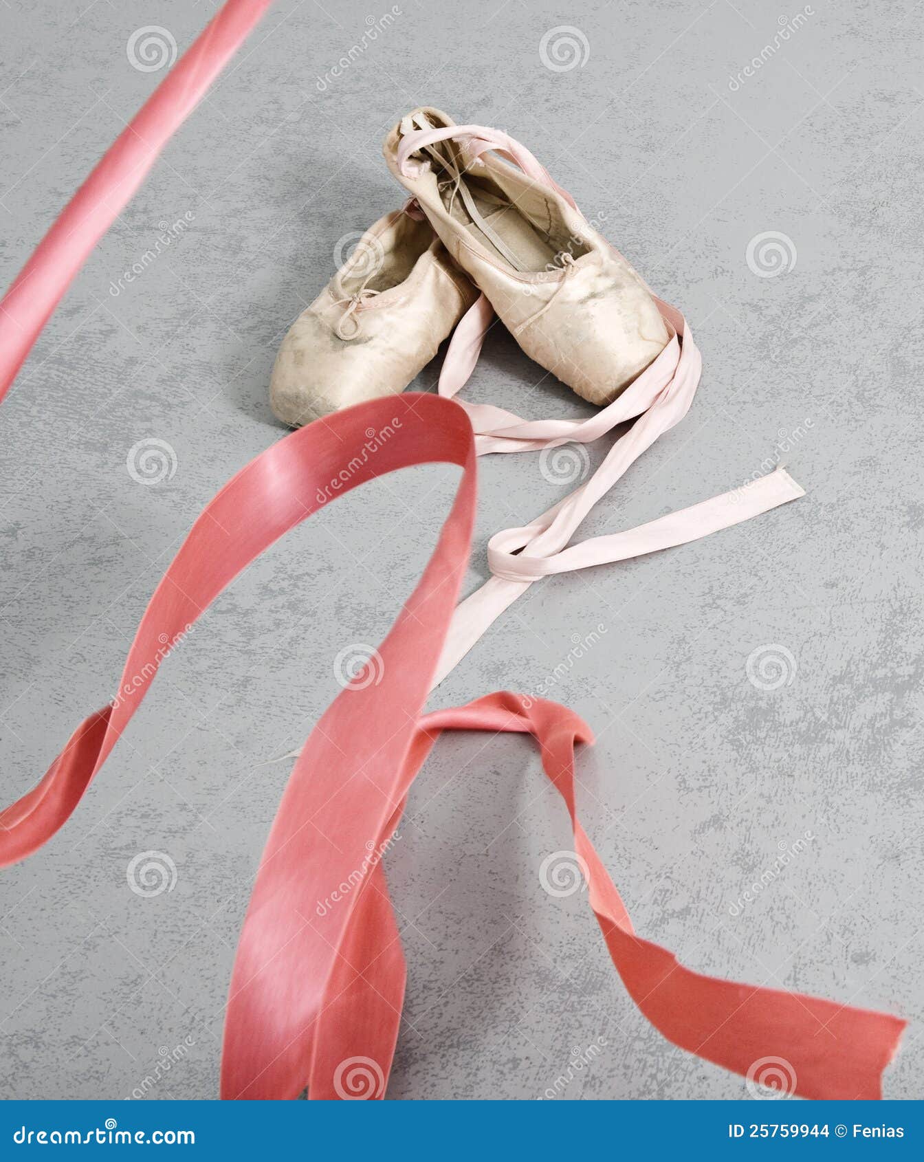 Old ballet shoes stock photo. Image of vintage, dancer 25759944