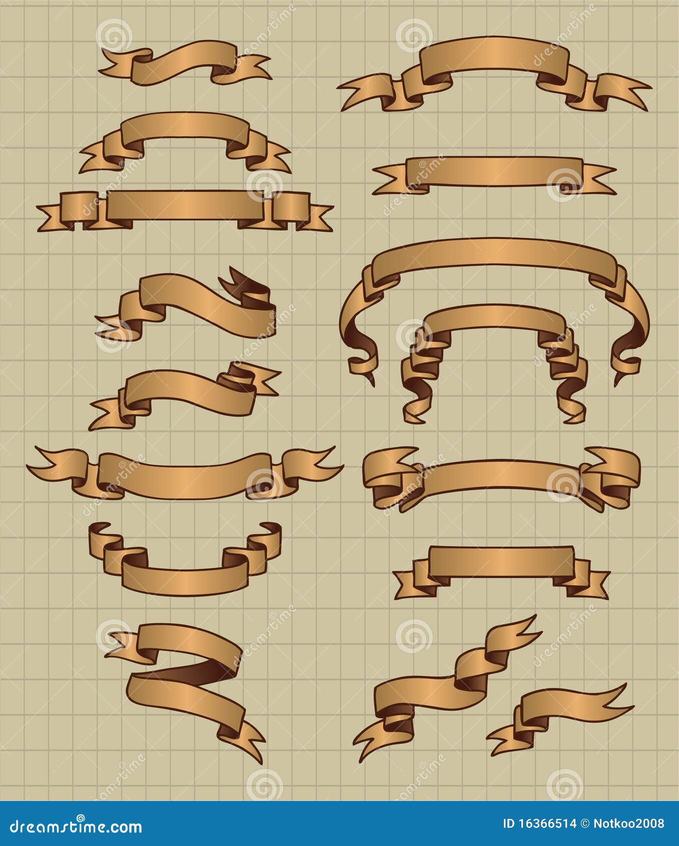 Old Banners () stock vector. Illustration of empty, copyspace 16366514