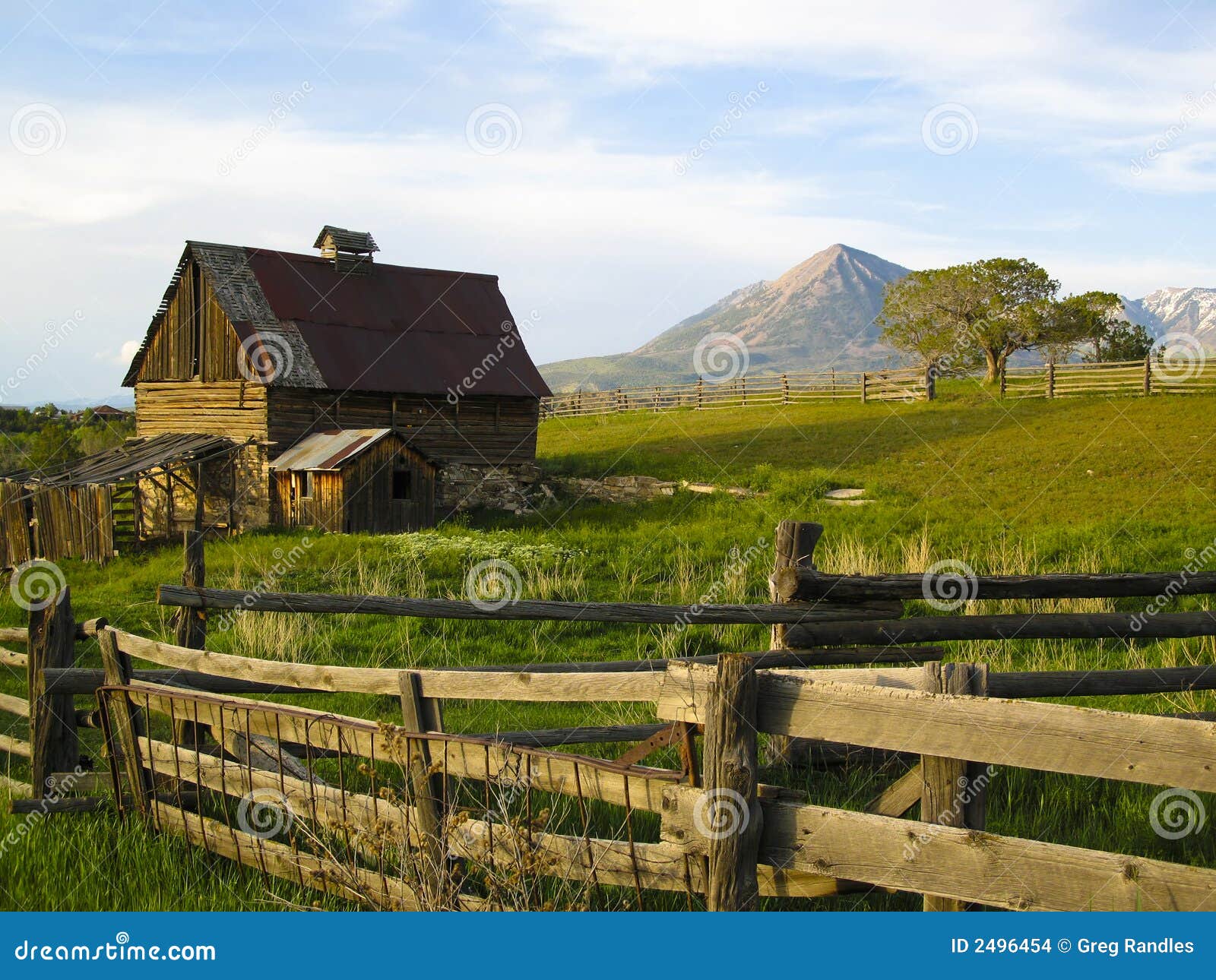 Old Barn Stock Photo Image Of Doors Pasture Antiquated 2496454