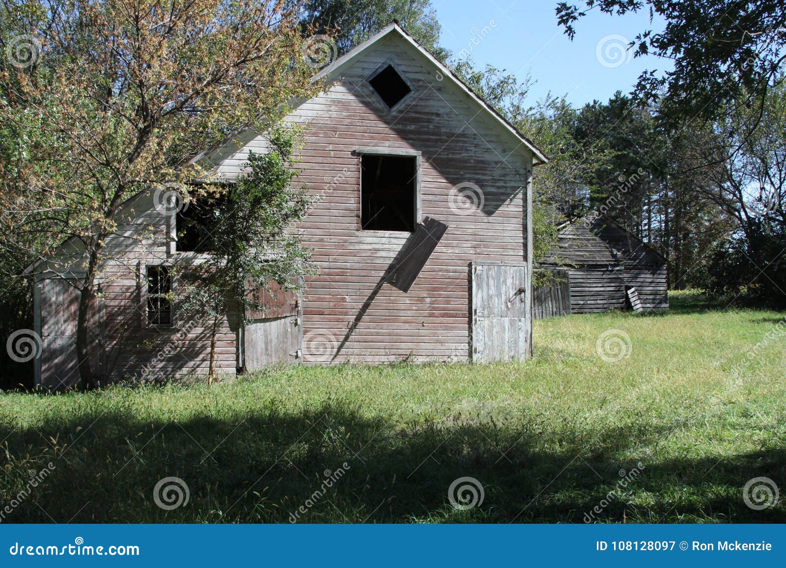 Smaller Barn Used Mostly For Storage Stock Image Image Of