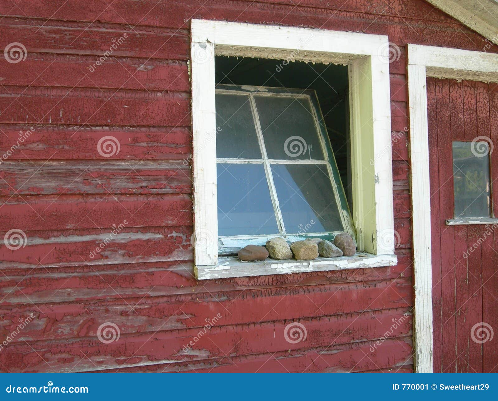 Old barn window stock image. Image of rocks, farm, peel 770001