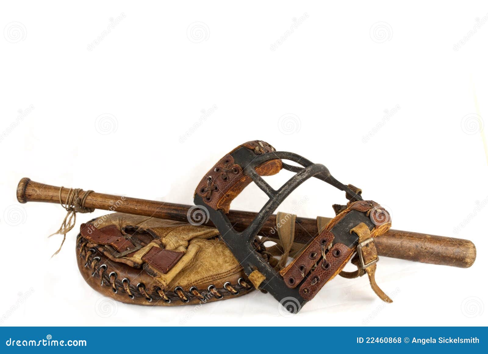 Old Baseball Gear stock photo. Image of leather, equipment 22460868