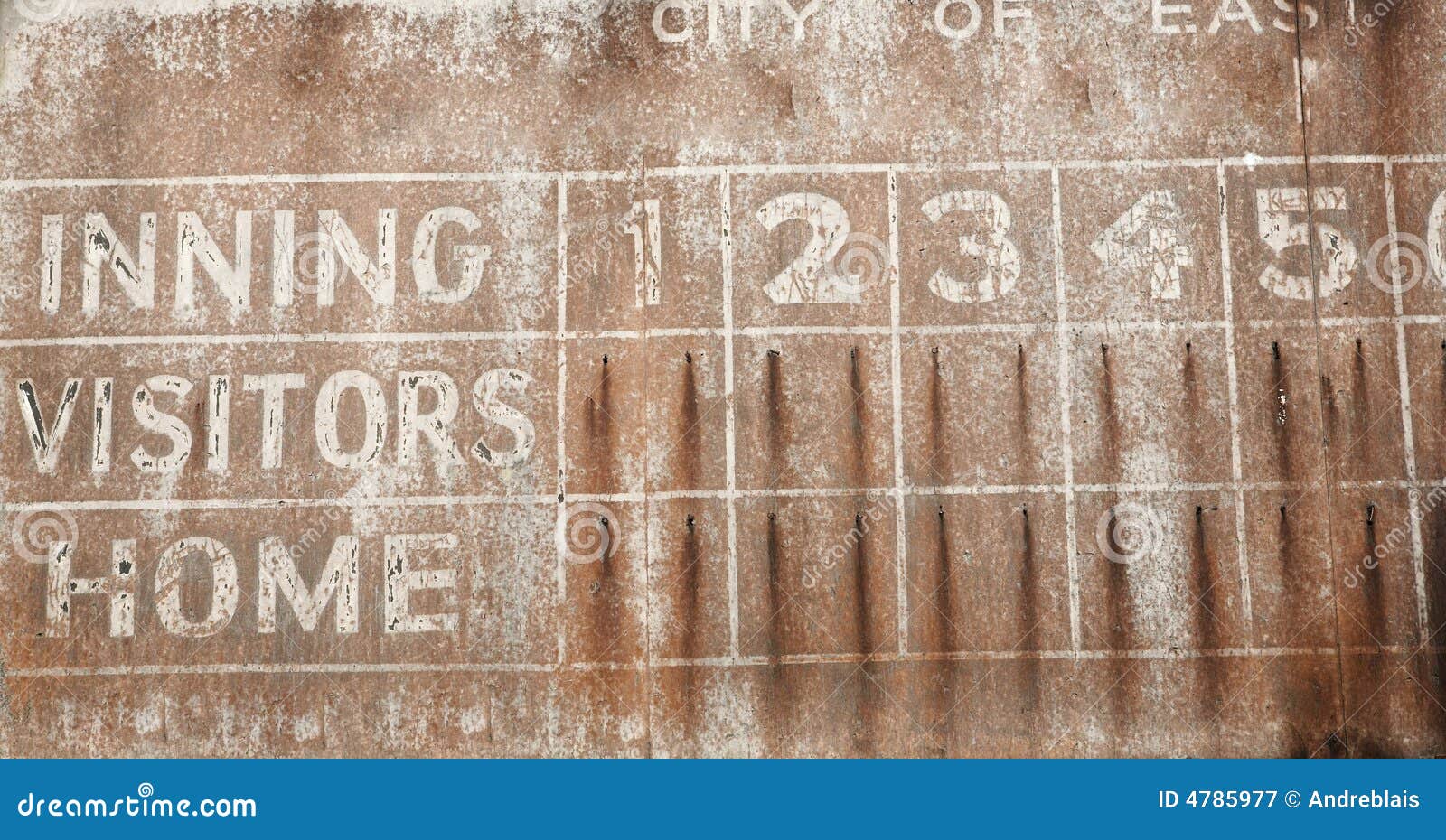 old baseball scoreboard background