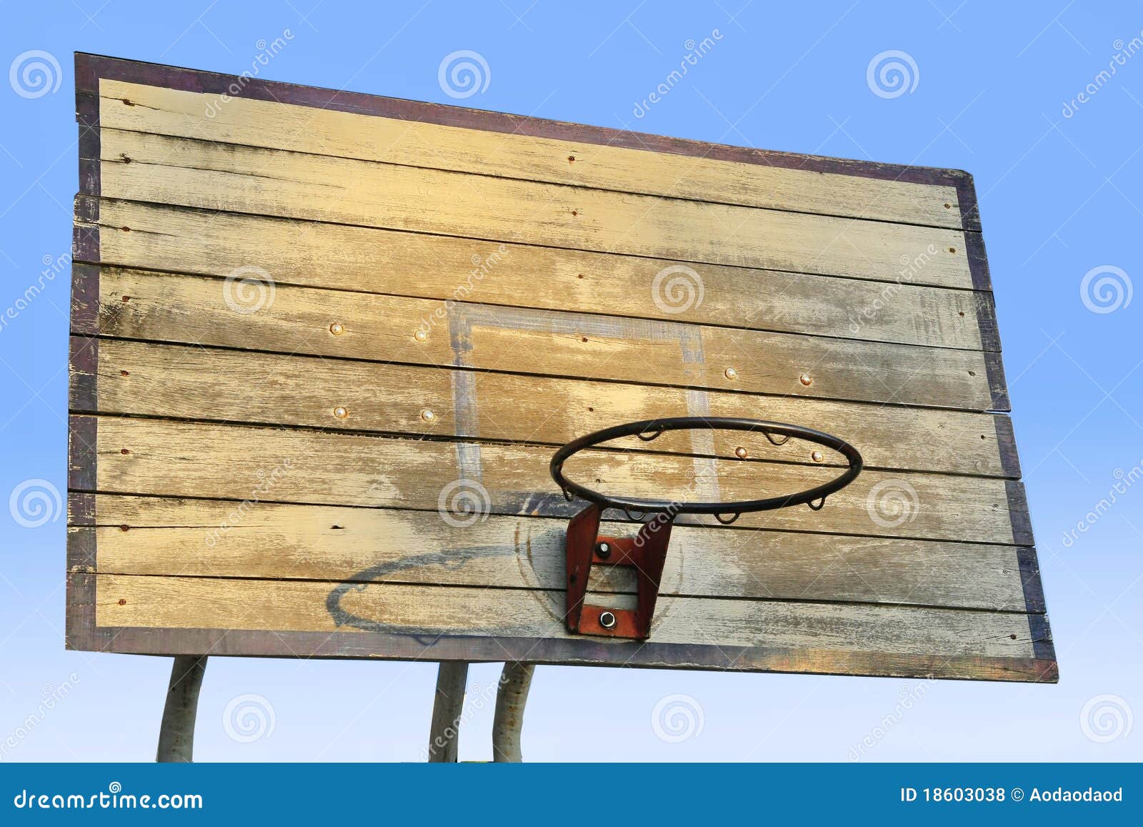 Old Basket Ball Hook without Net Stock Photo Image of hook, star