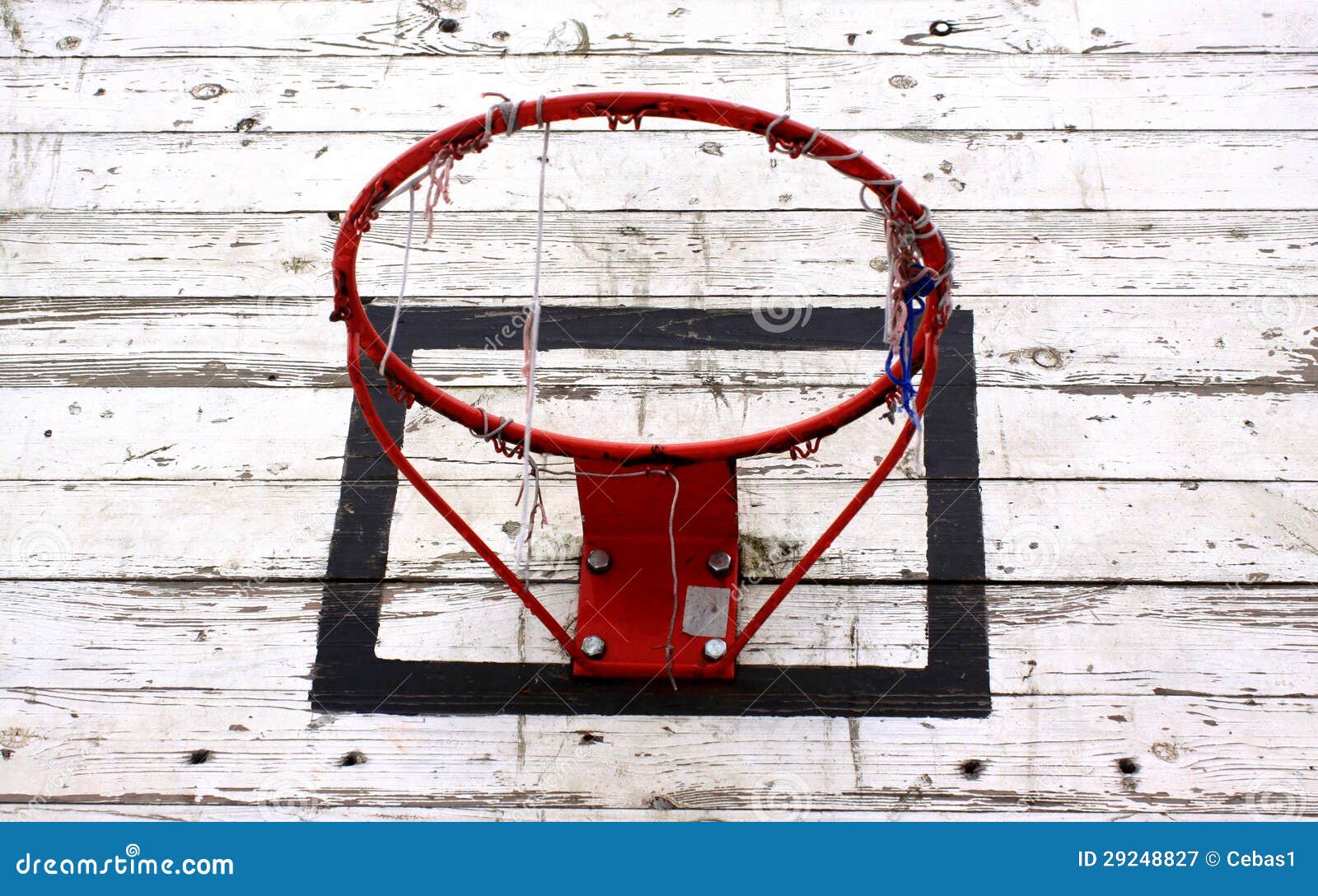 Old basketball hoop stock image. Image of rusty, basket - 29248827