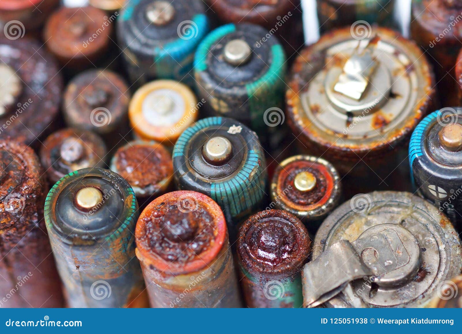 Old battery leak stock photo. Image of pollutant, item 125051938