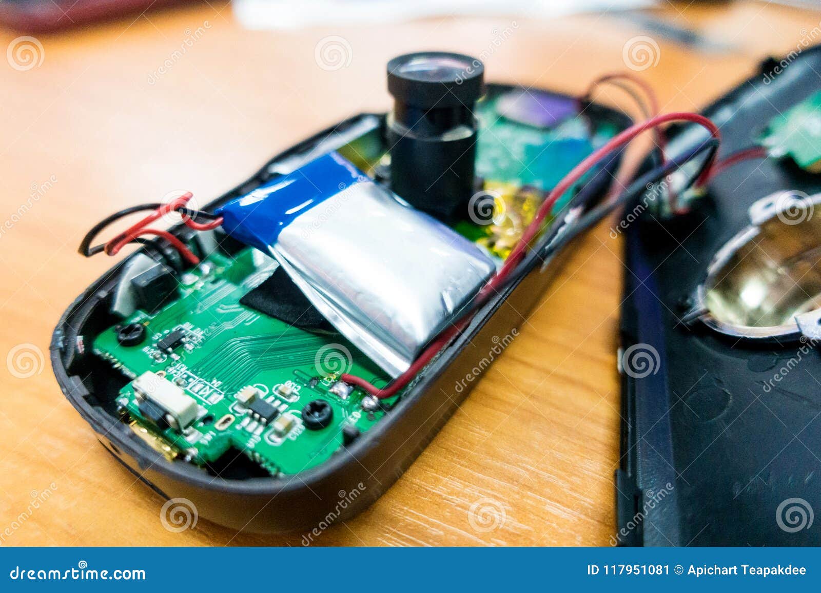Old battery swelling stock image. Image of technology 117951081