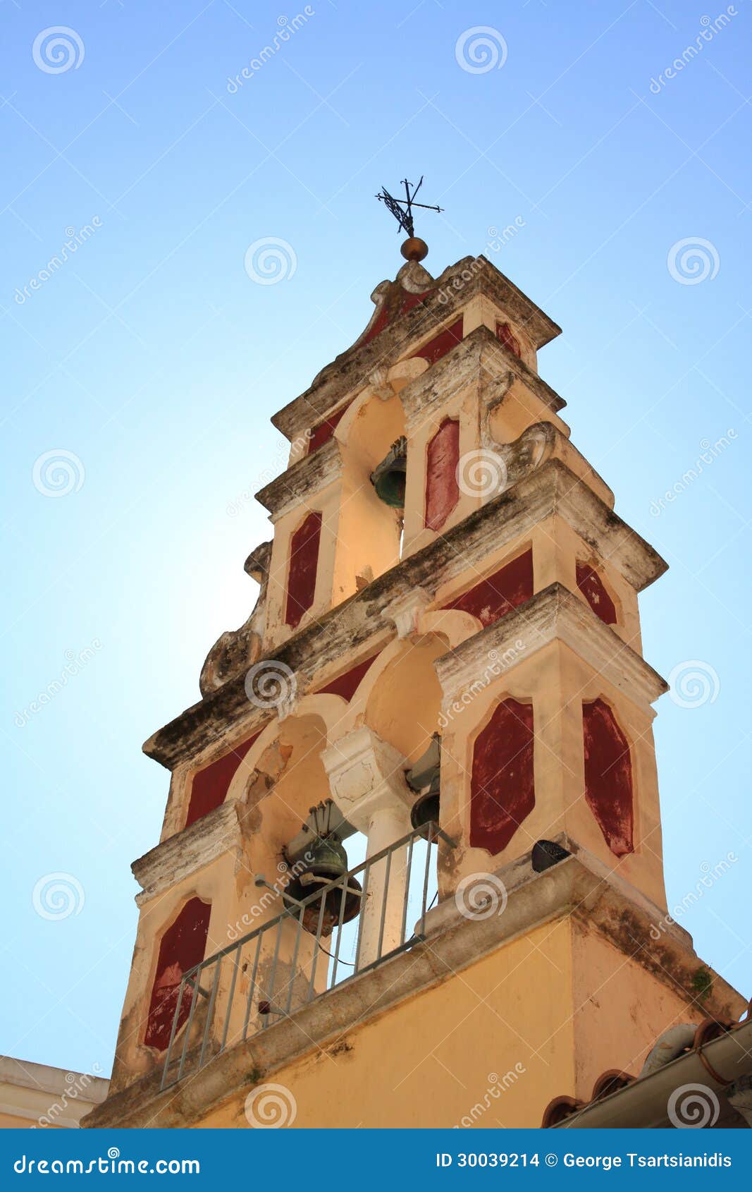 old belfry tower in corfu