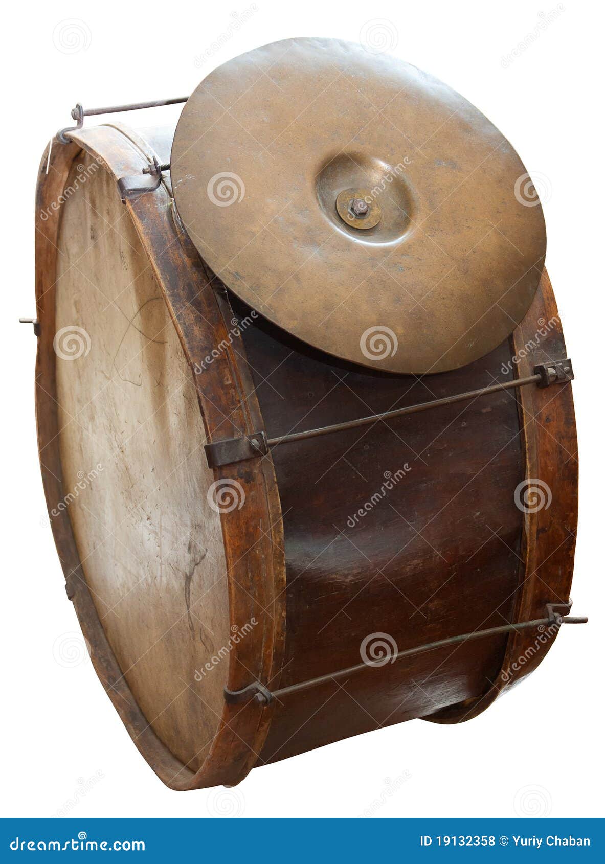 Old big drum stock photo. Image of plate, clipped, antique 19132358