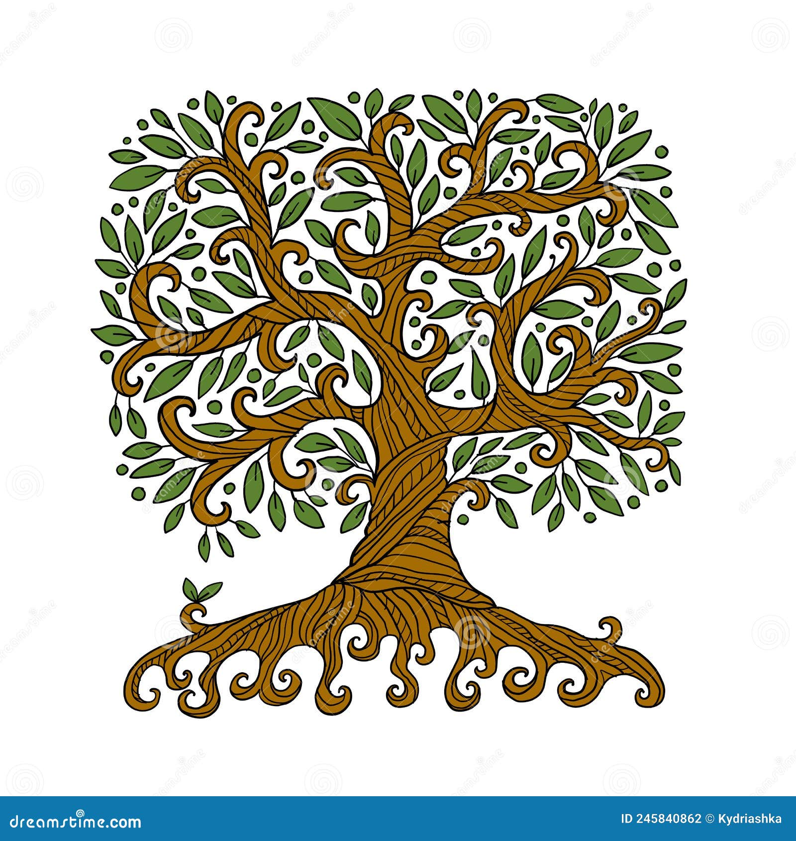 Abstract family tree stock vector. Illustration of brand - 48715480-saigonsouth.com.vn