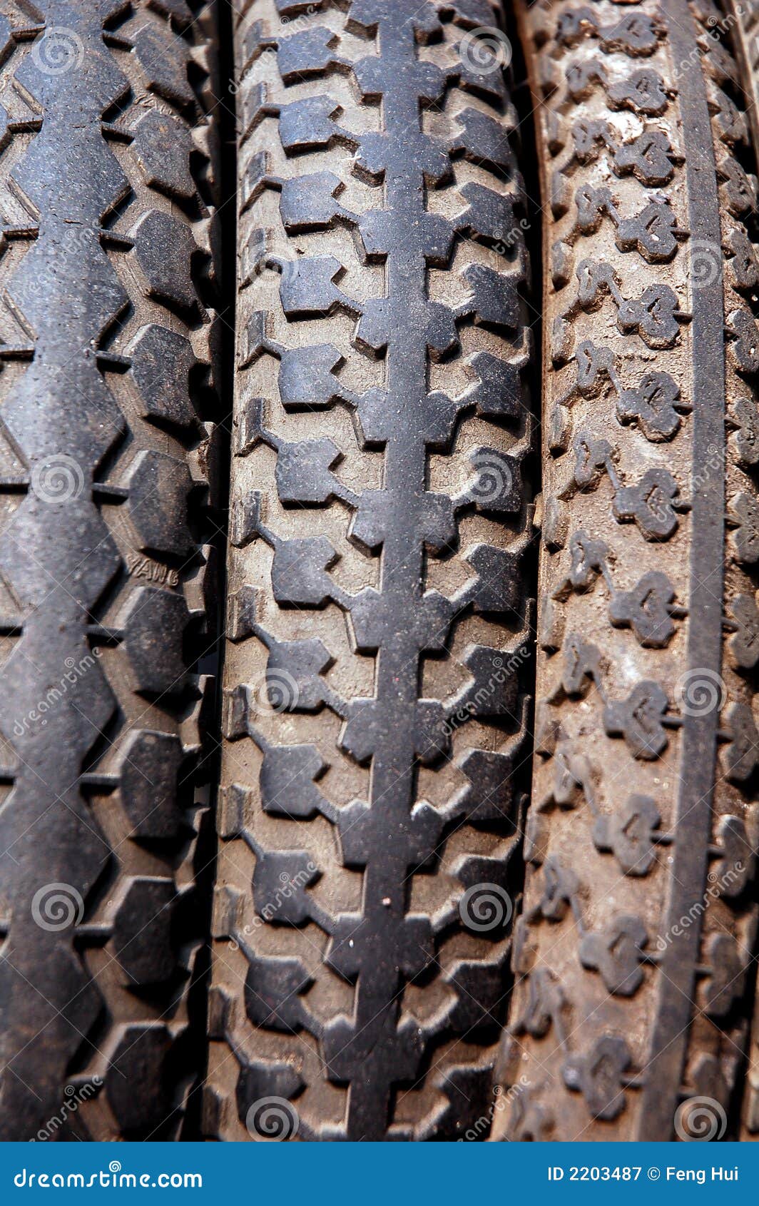 Old bike tyre stock image. Image of ground, bike, mountain 2203487
