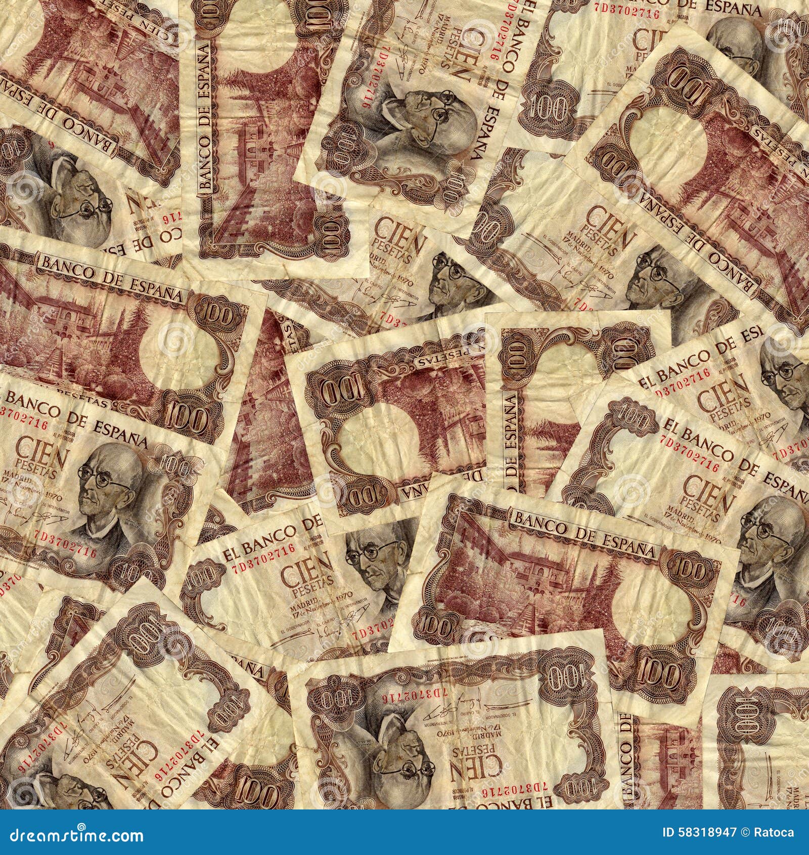 Old bills stock image. Image of artistic, abstract, banknote 58318947