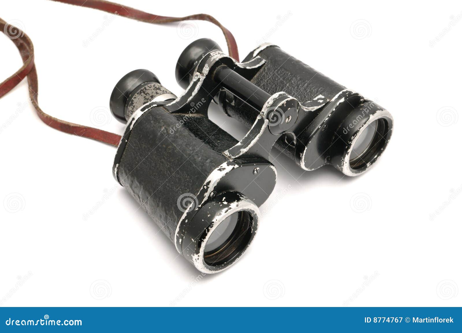 Old binoculars stock image. Image of surveillance, equipment 8774767