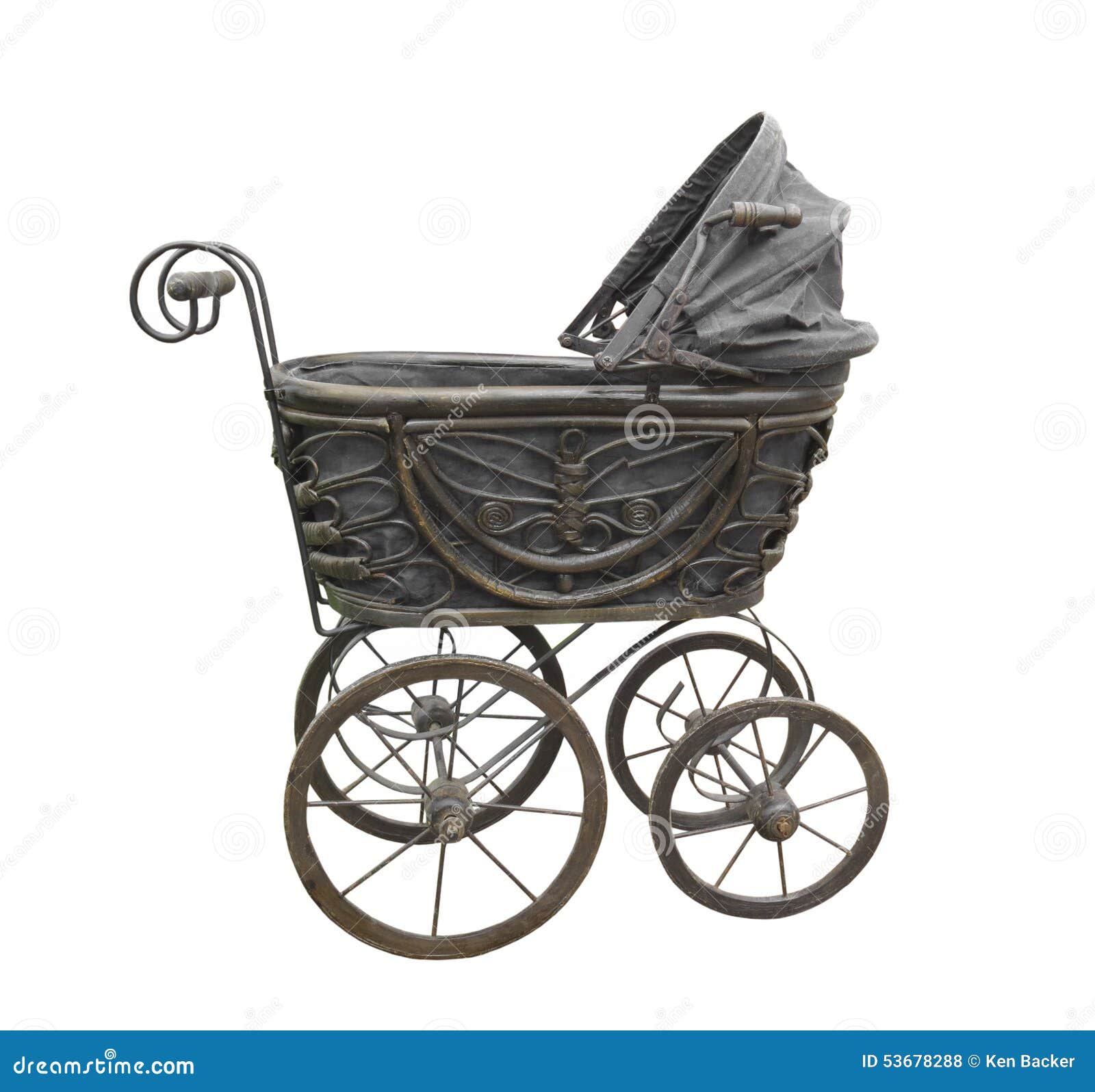 black baby carriage