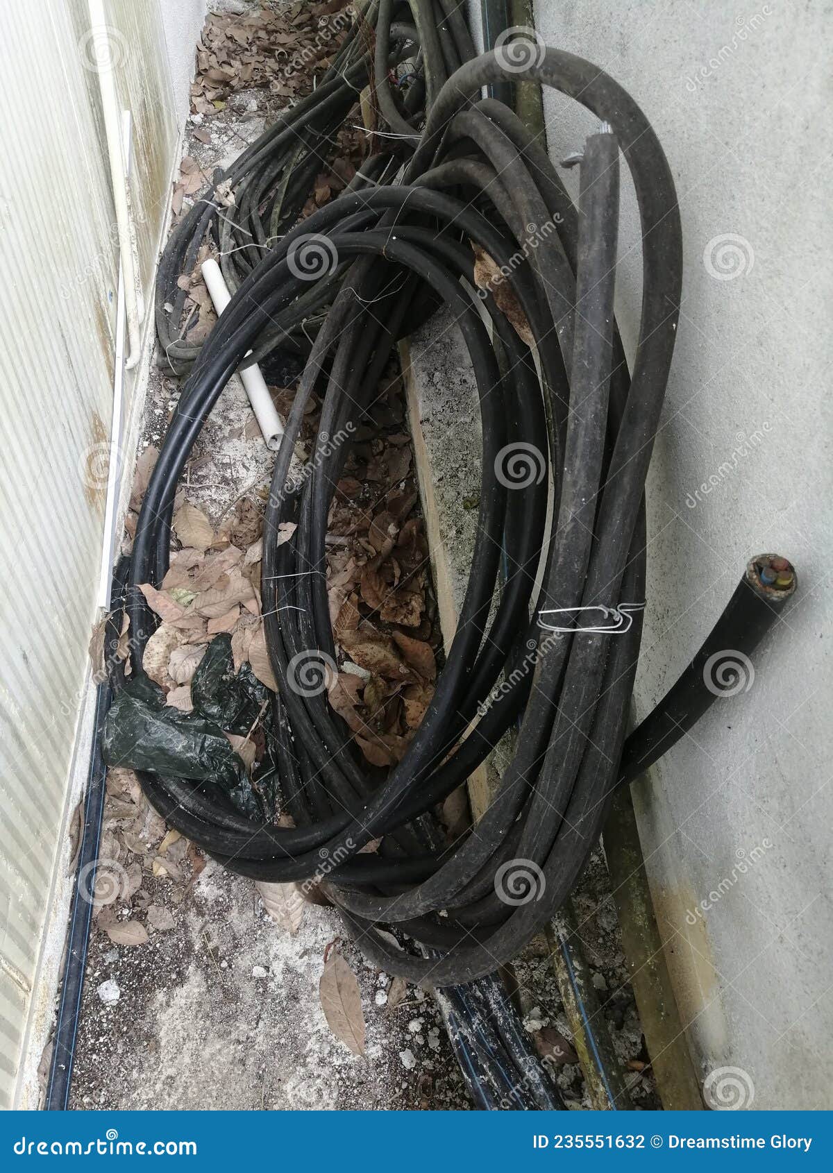 Old black cable wire stock photo. Image of vehicle, engine 235551632