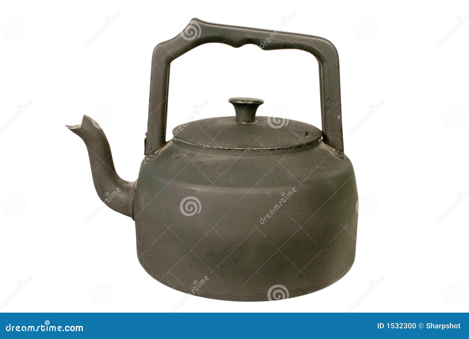 Old black stove kettle stock photo. Image of metal, ancient 1532300