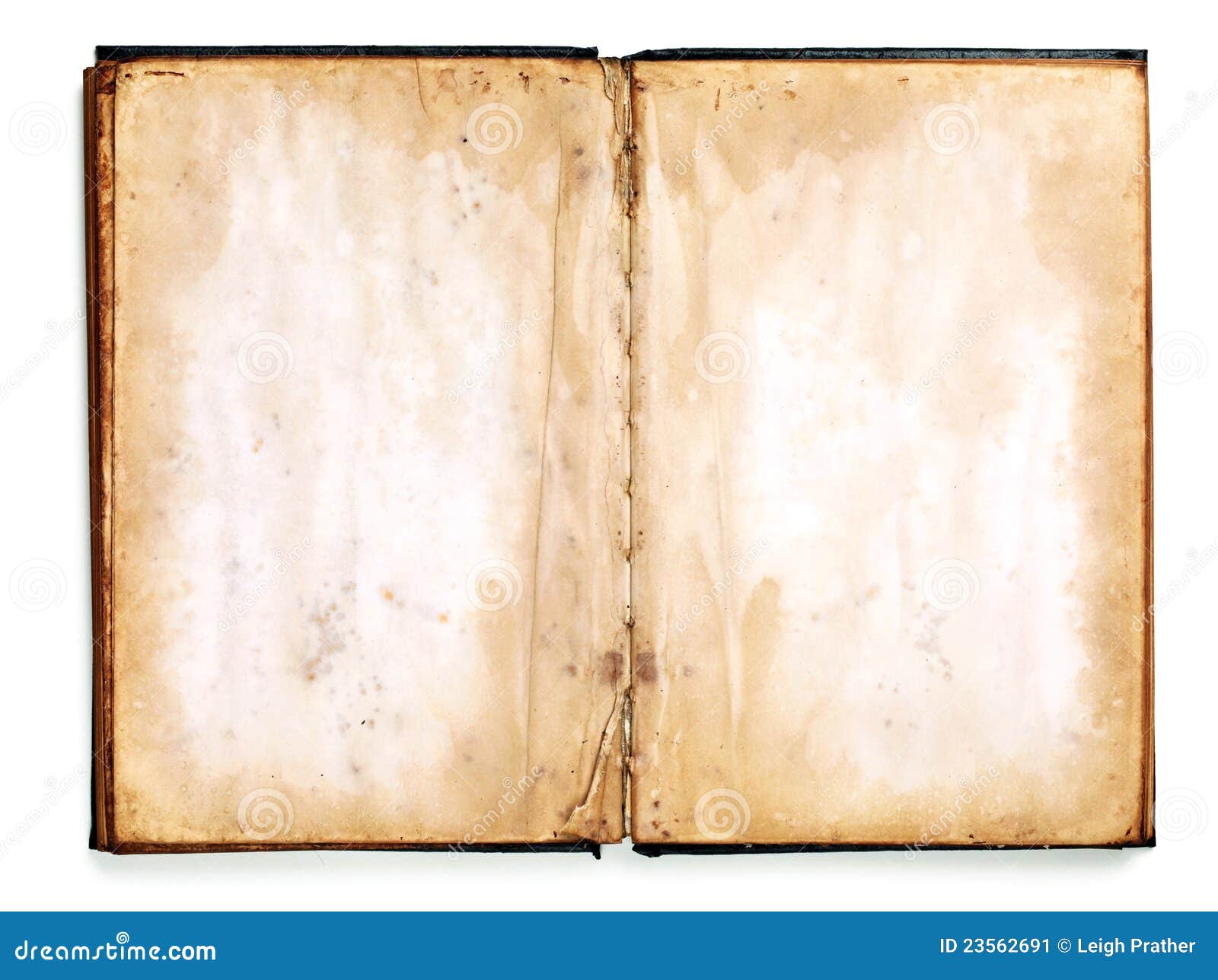 Old Blank Book Stock Image - Image: 23562691