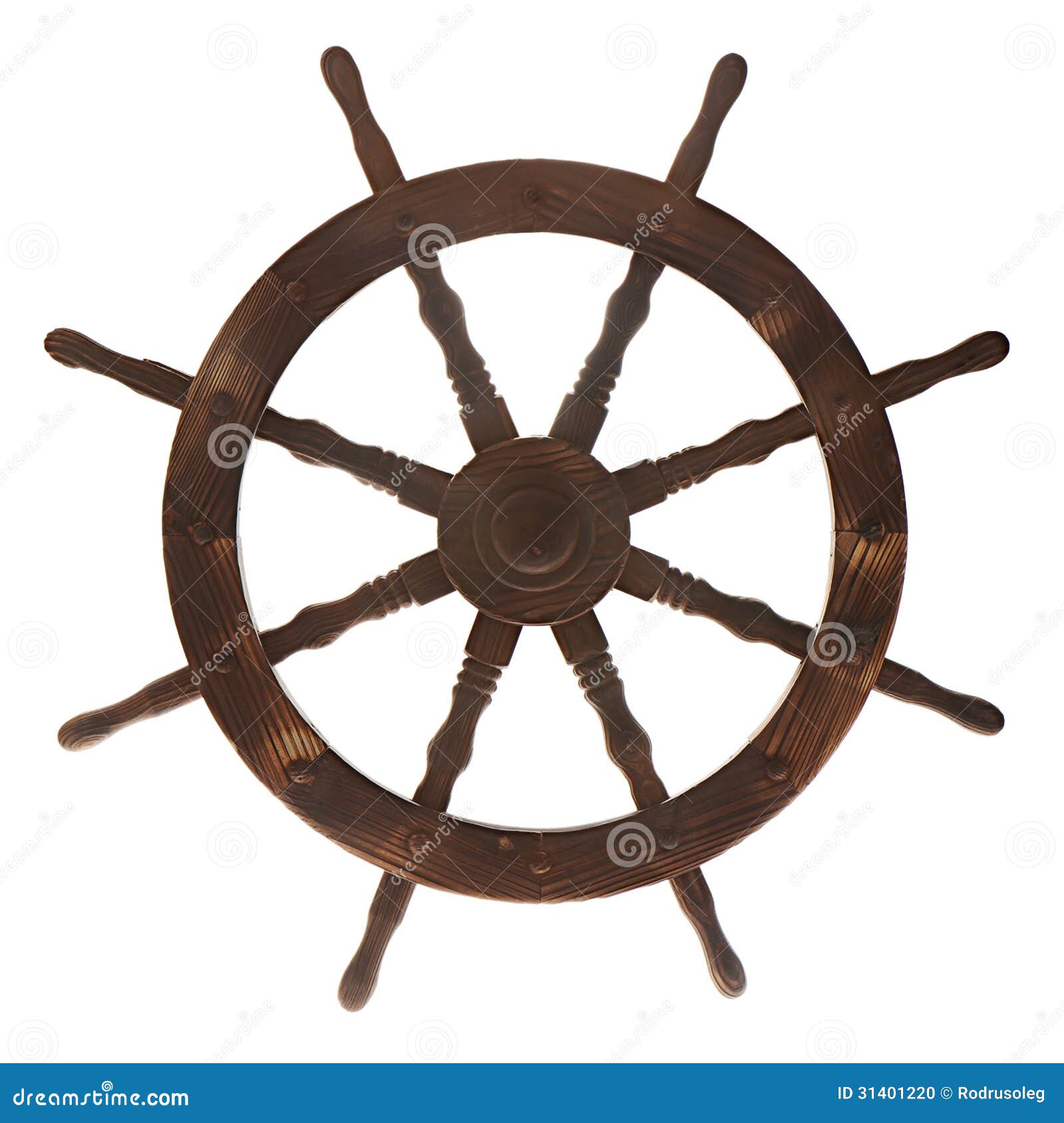 Old Boat Steering Wheel