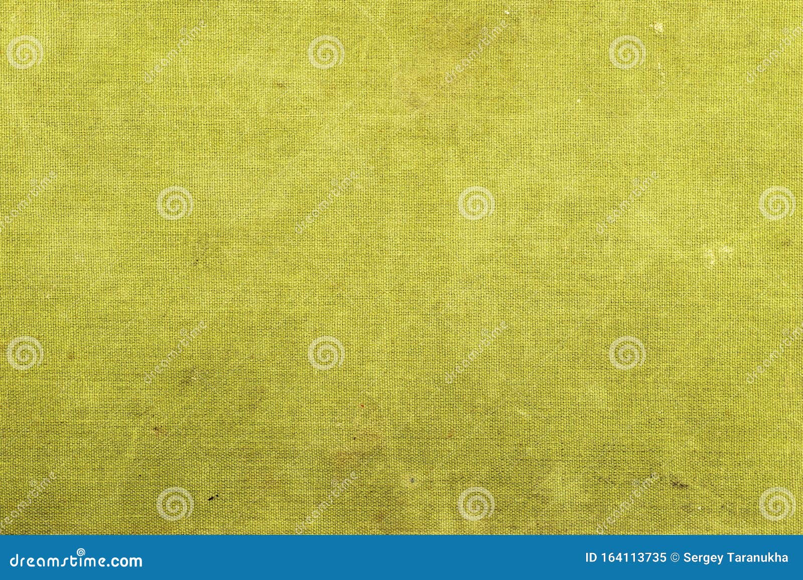 Old Book Cover Yellow Green Background Backdrop and Texture Stock Image