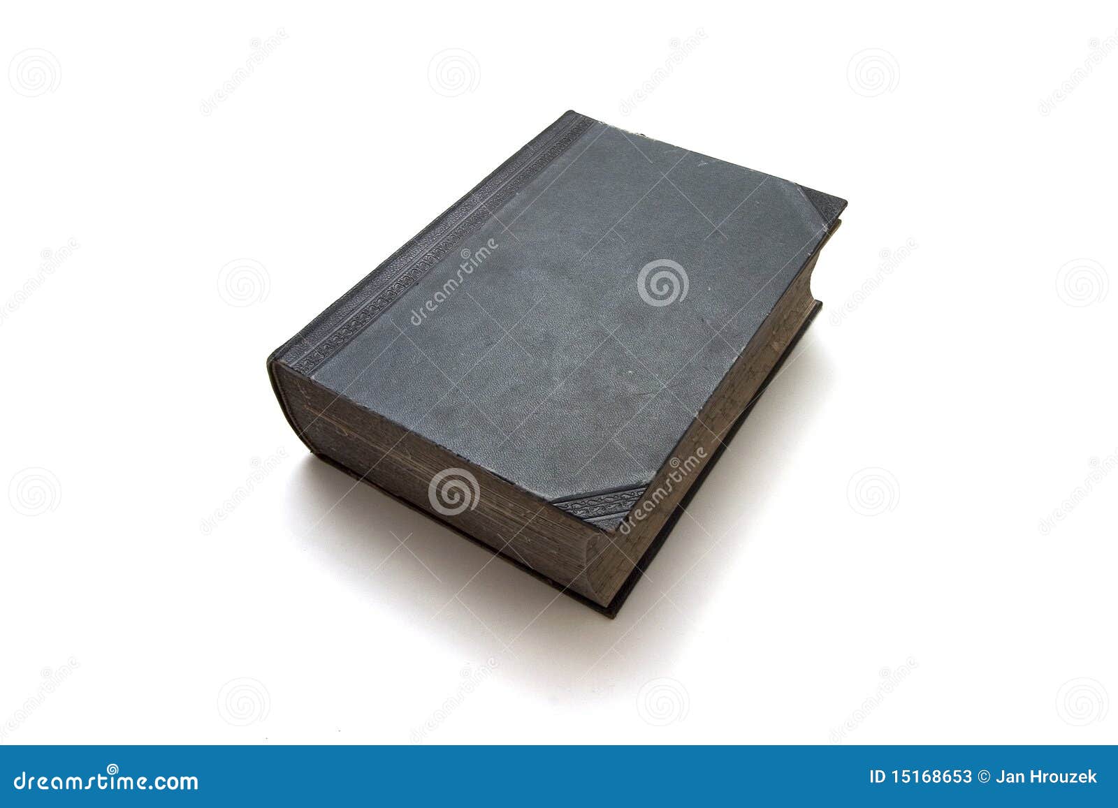 Old Thick Dictionary Closeup With Alphabetical Order Markings On A