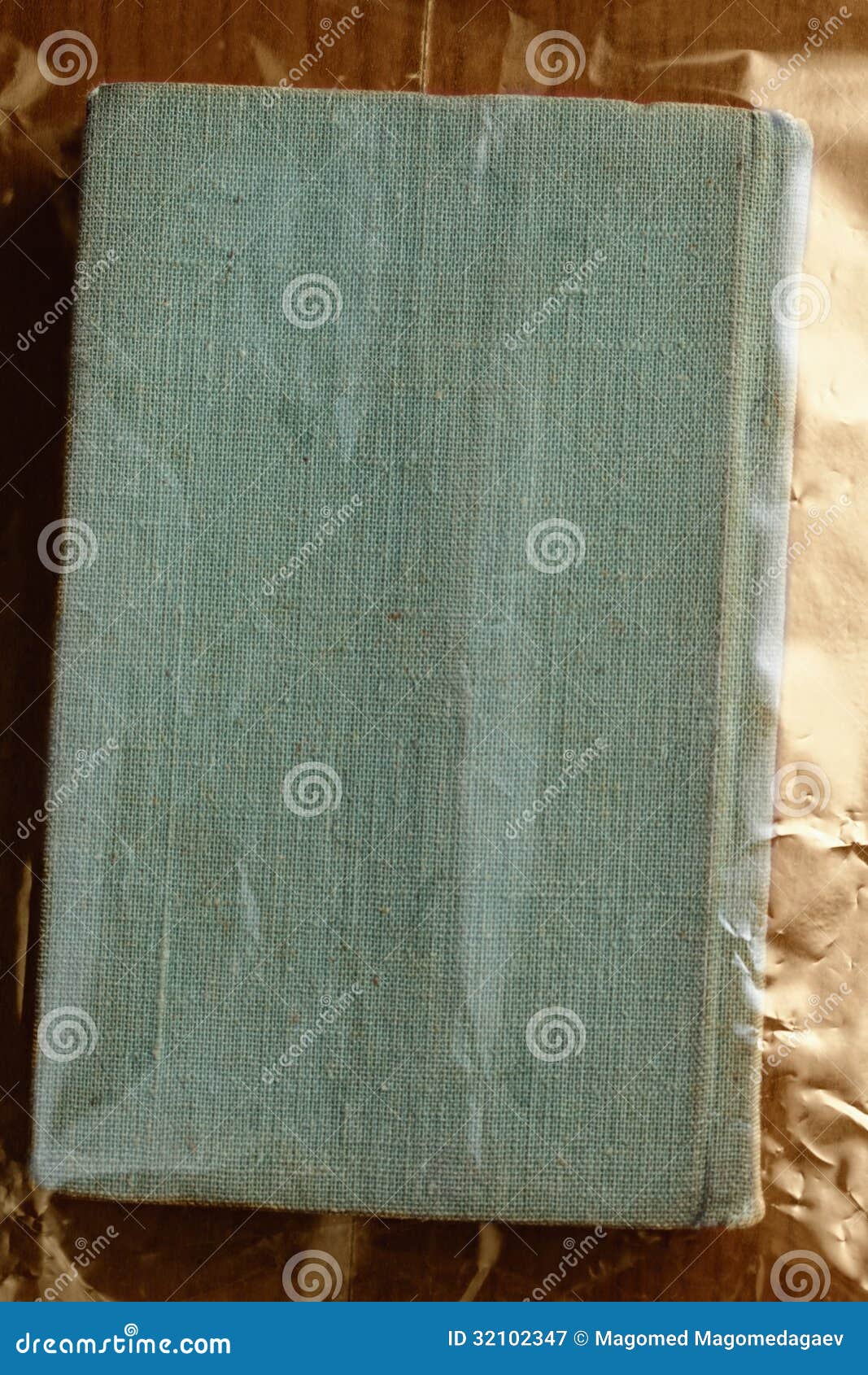 Old book in a plastic bag stock image. Image of education 32102347