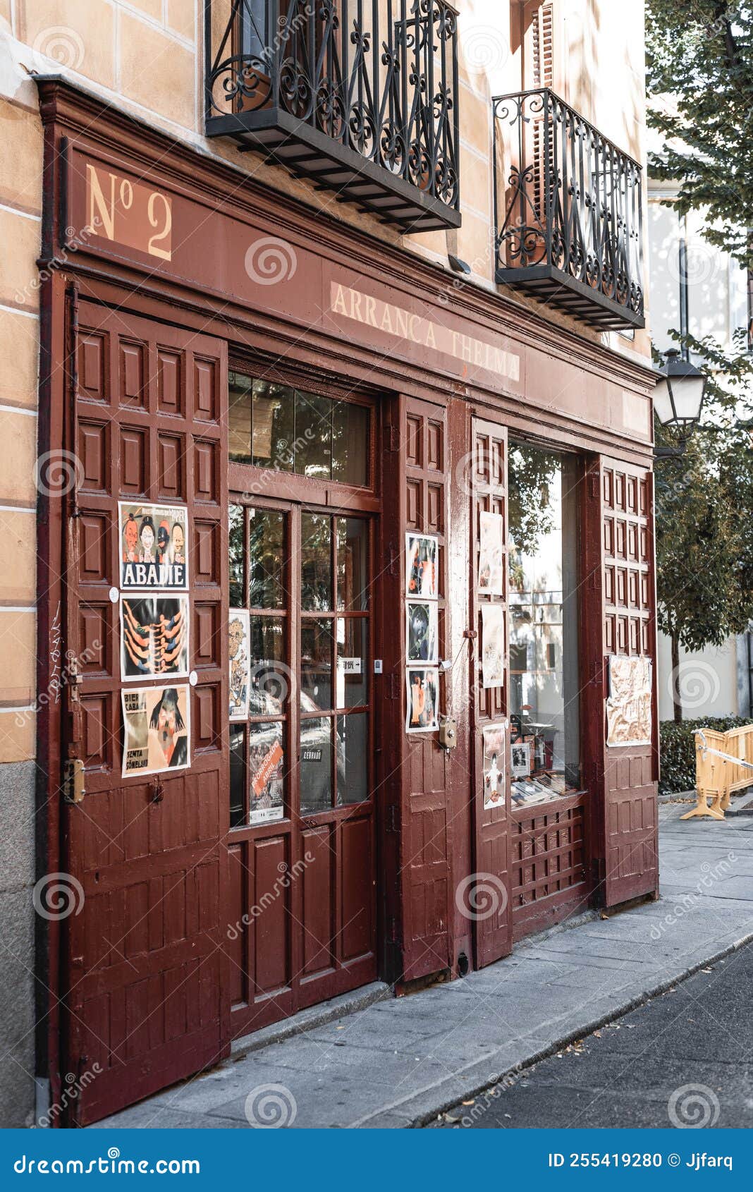 Old Book Store in Central Madrid in Spain Editorial Image Image of