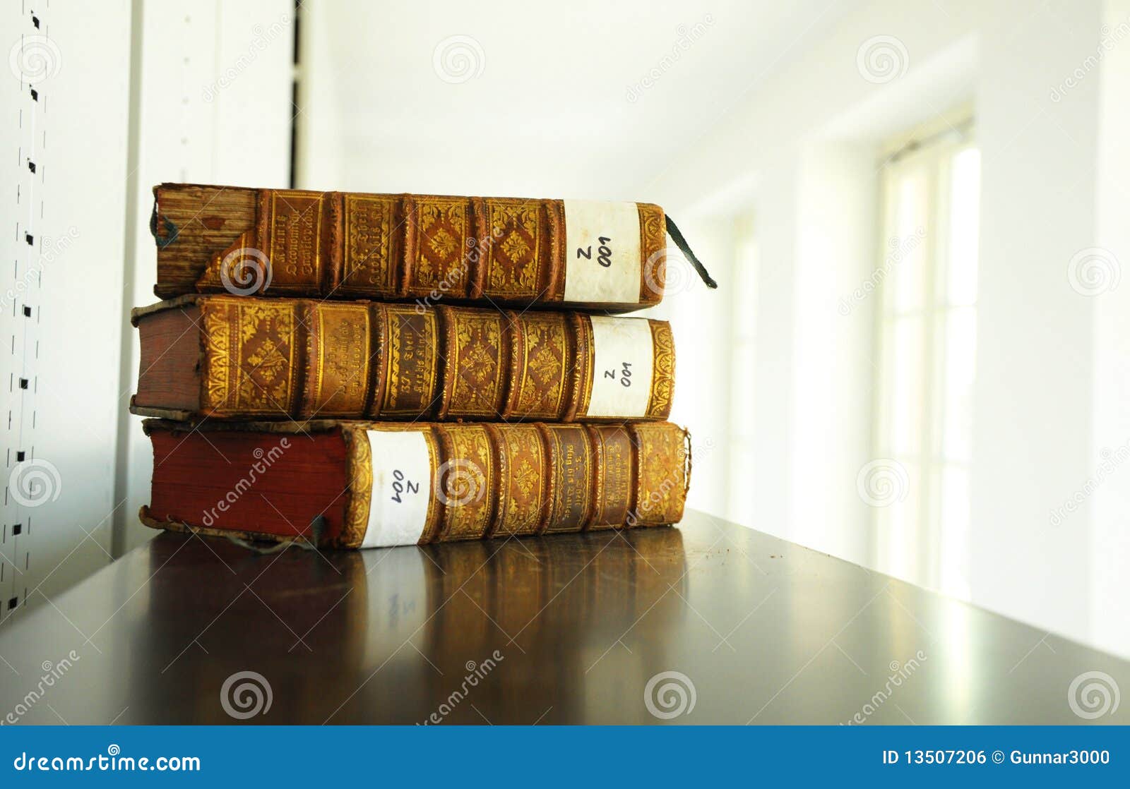 Old books in library stock photo. Image of shelf, hardcover 13507206