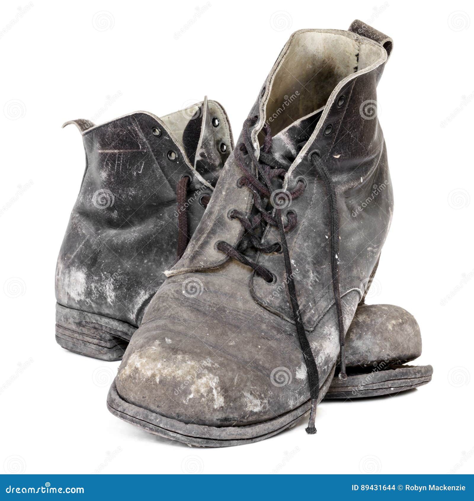 Old Boots Isolated stock photo. Image of travel, dusty - 89431644