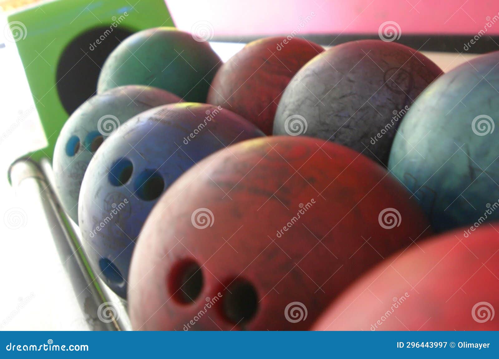 Old bowling balls. stock image. Image of fruit, abstract 296443997