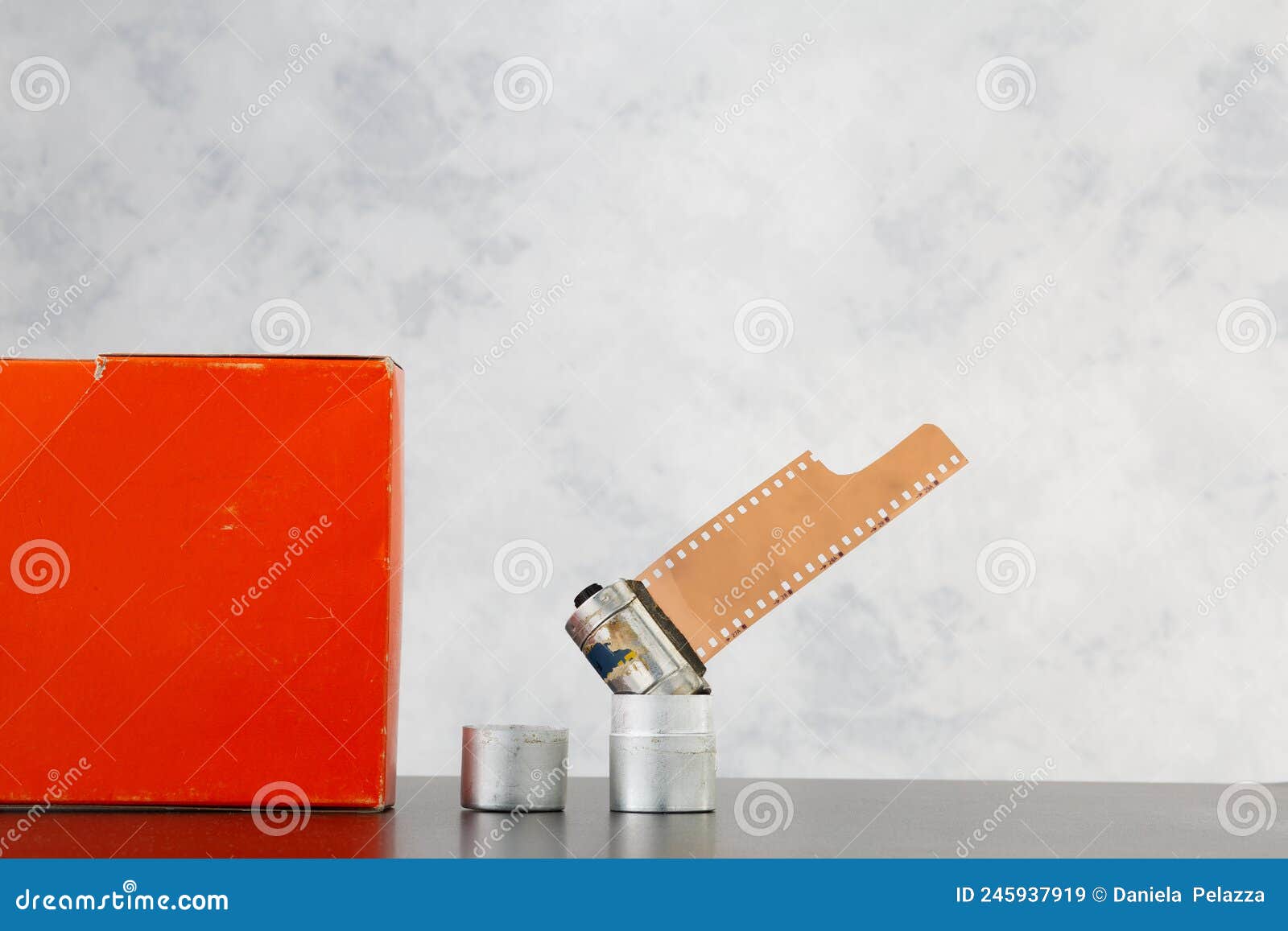 Old Boxes and Photographic Film. Concept of Analog Photograpy Stock Image -  Image of backdrop, paper: 245937919