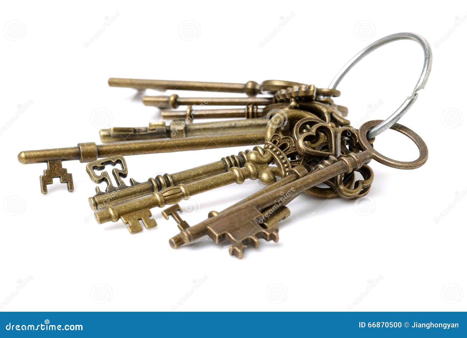 Old brass key stock photo. Image of metallic, antique 66870500