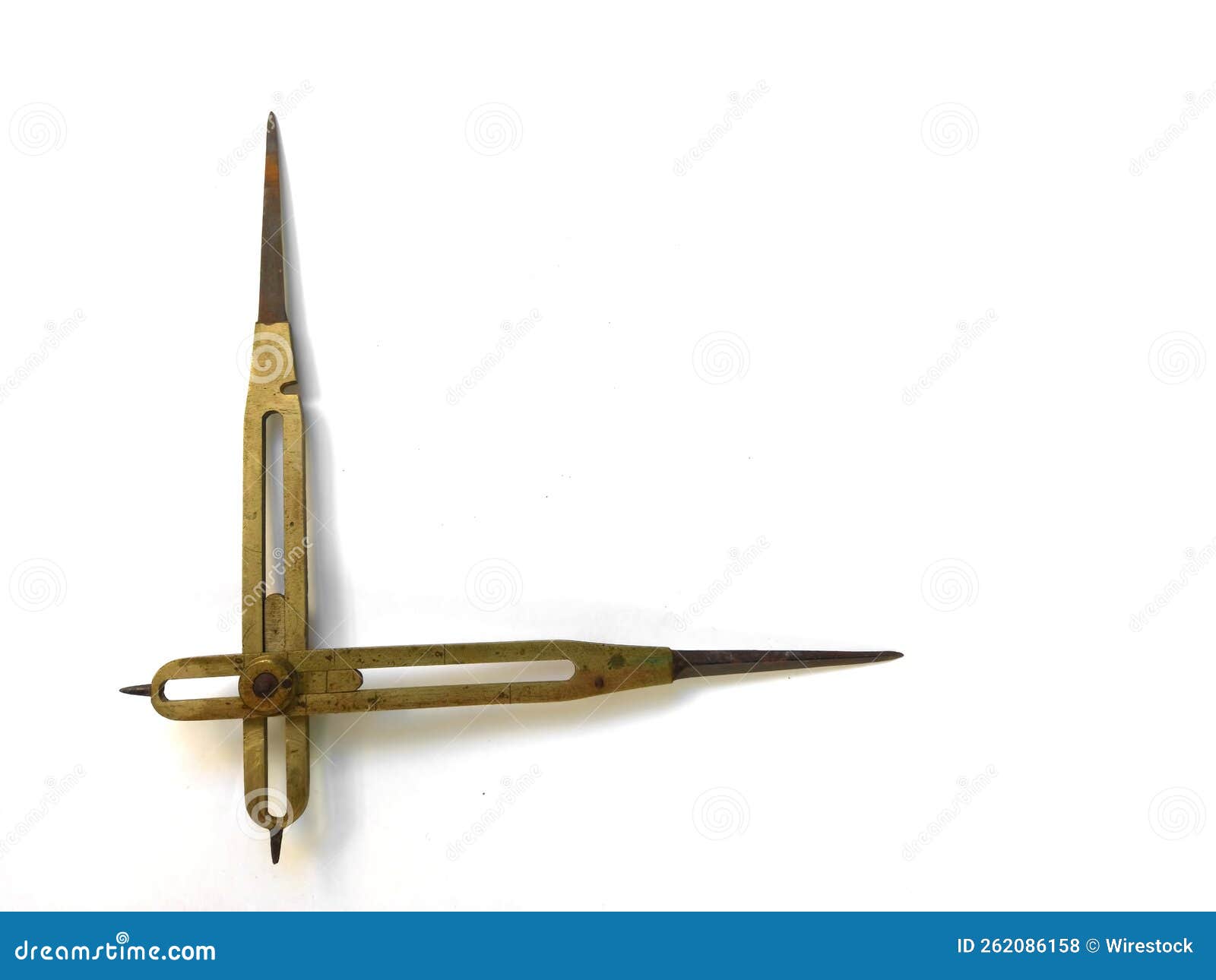 Solid Brass Proportional Divider On Old Map Stock Photo, Picture and  Royalty Free Image. Image 43636552.