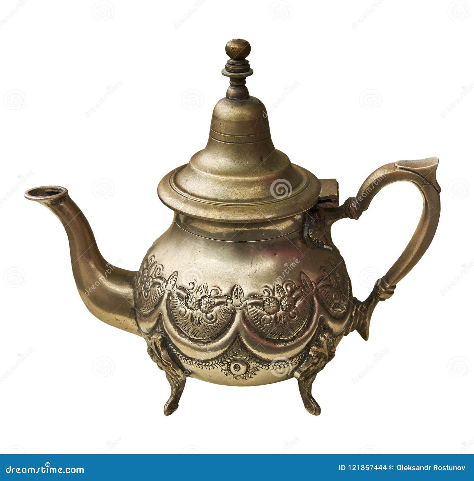 Old Brass Teapot for Tea Making Stock Photo Image of ancient, copper
