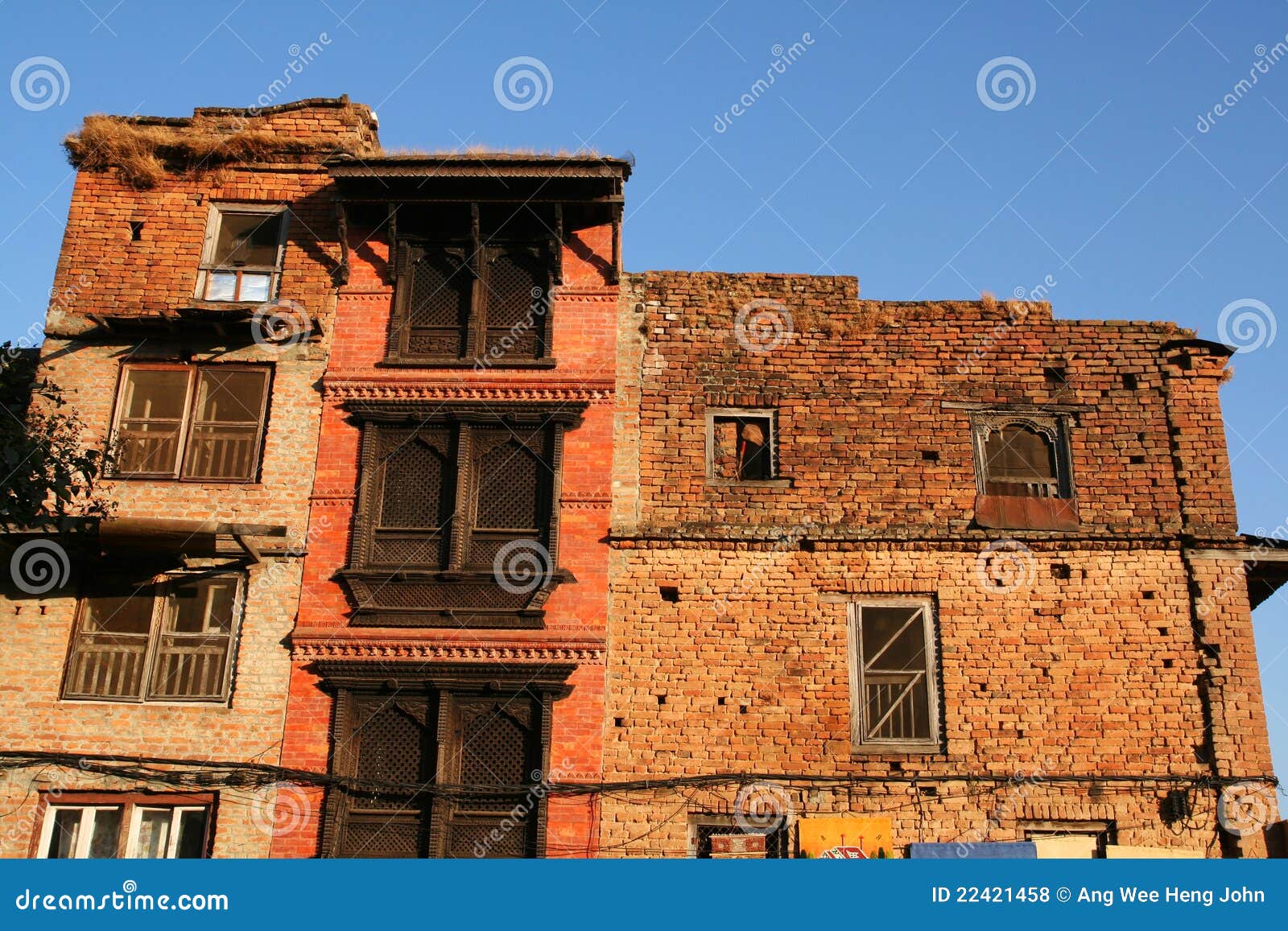 Old Brick Apartments stock photo. Image of residential 22421458