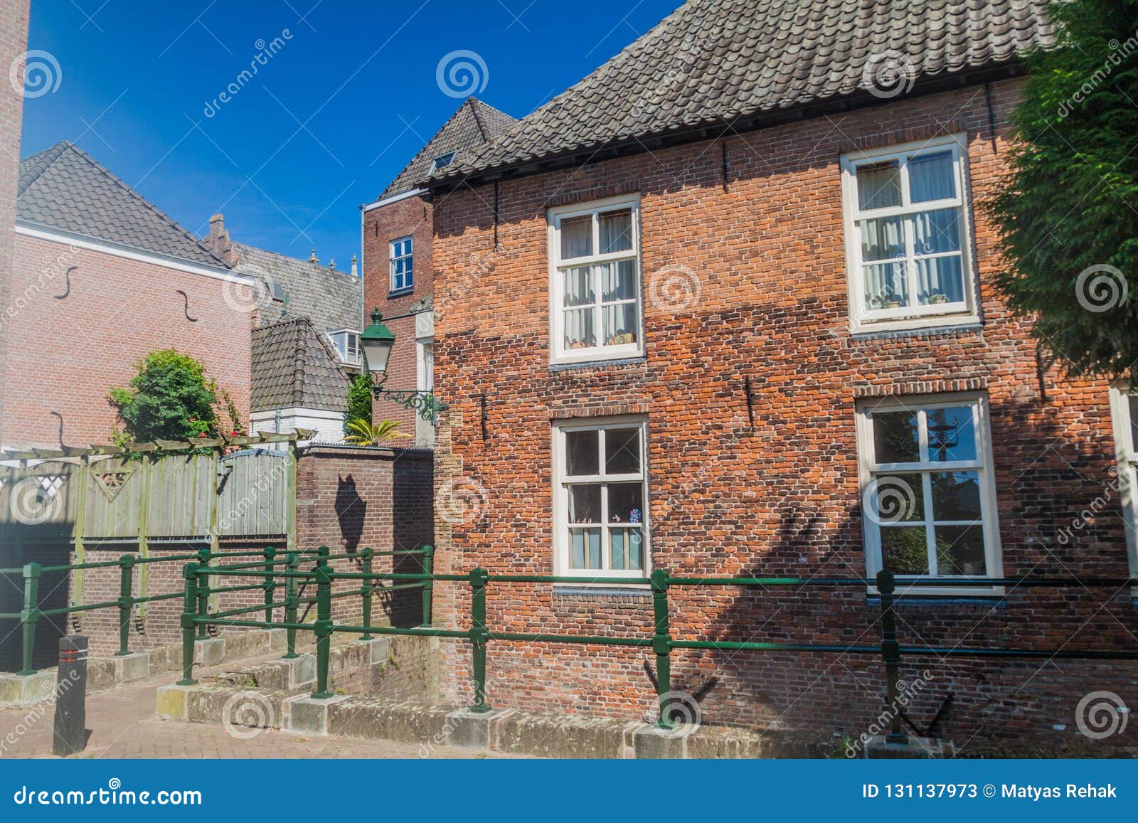 Old Brick Houses in Den Bosch, Netherlan Stock Image Image of urban