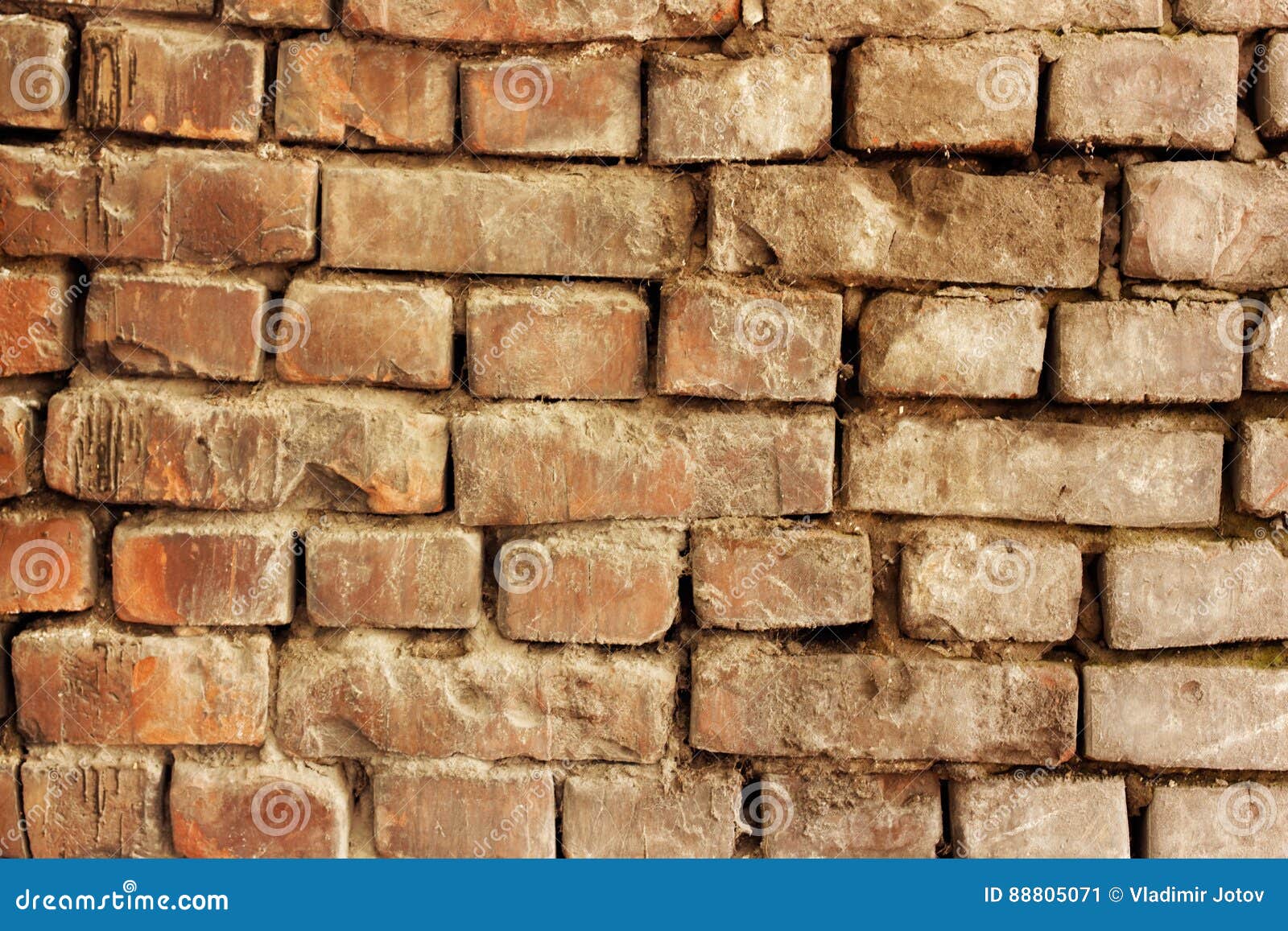 Old Brick Wall Grunge Background Stock Image Image of fragment, brick 88805071