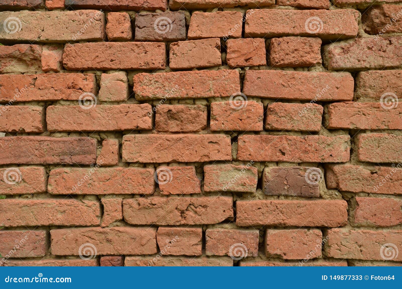 Brick wall without plaster stock image. Image of retro 149877333